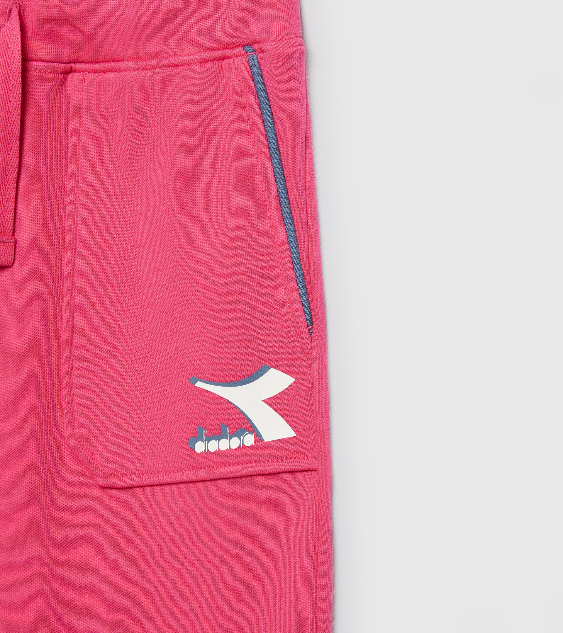 Sports trousers - Kids JU. CUFF PANTS CUBIC MAGENTA - Diadora
