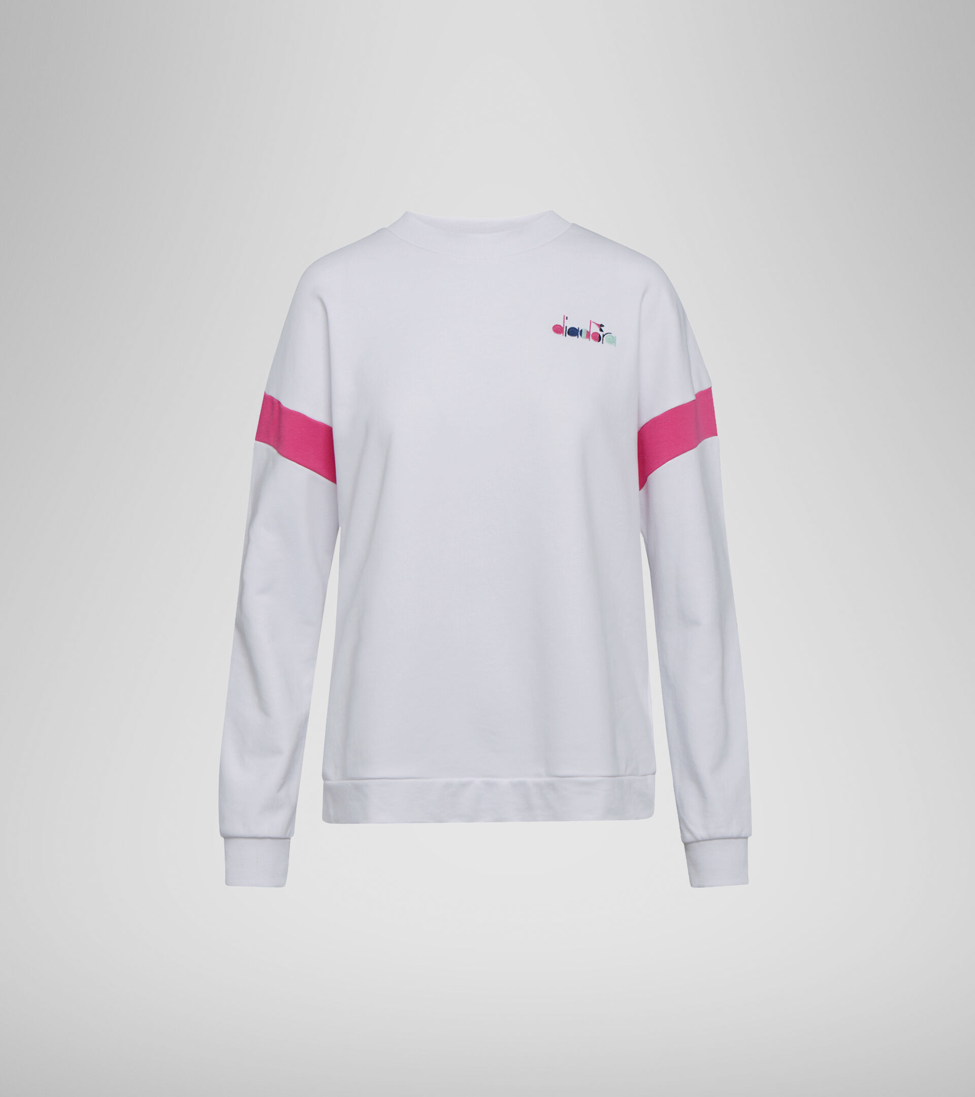 Sweat ras du cou - Femme L.SWEATSHIRT CREW SPOTLIGHT BLANC VIF - Diadora