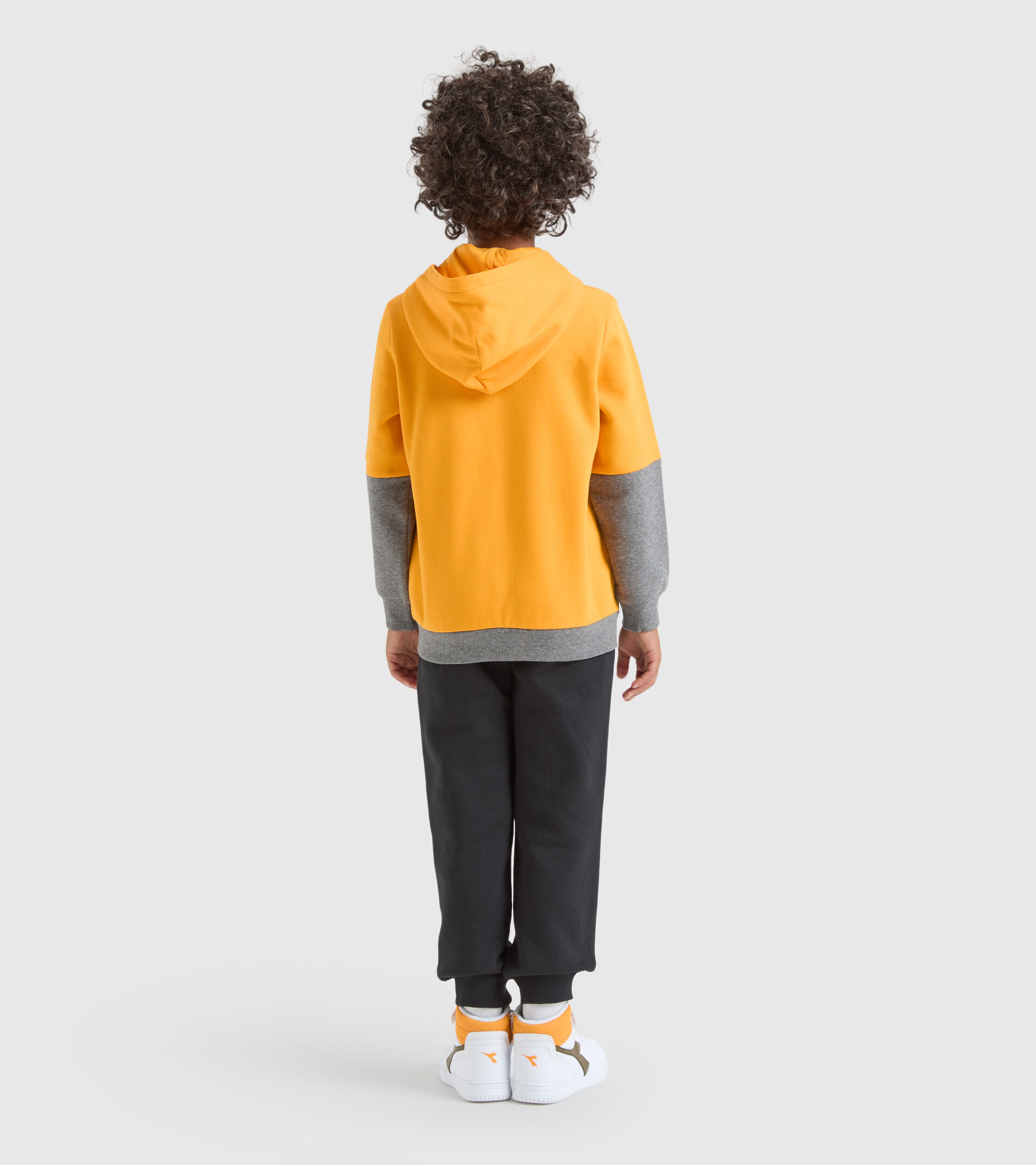 Sports tracksuit - Kids JB.TRACKSUIT HD FZ TWISTER RADIANT YELLOW - Diadora