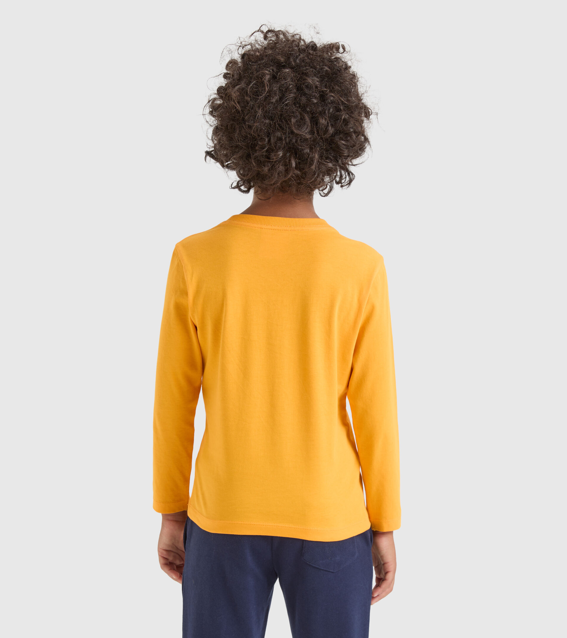 Sports T-shirt - Kids JU.T-SHIRT LS CHROMIA RADIANT YELLOW - Diadora
