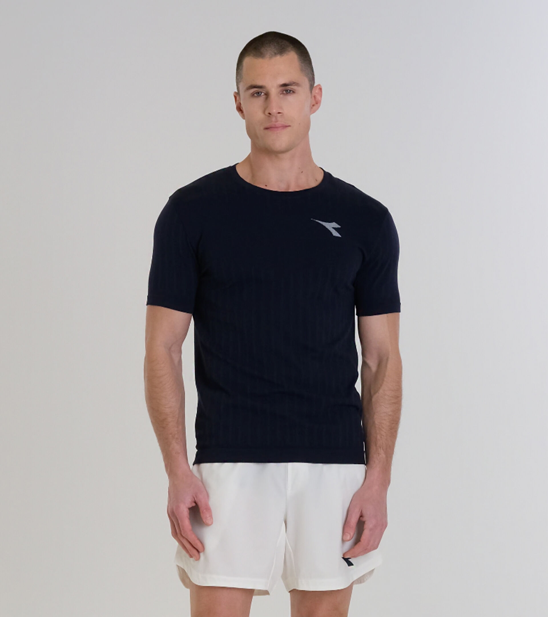 Technical t-shirt for temperature control - Tennis - Men’s SS T-SHIRT ICON STRATOUNO BLUE CORSAIR - Diadora