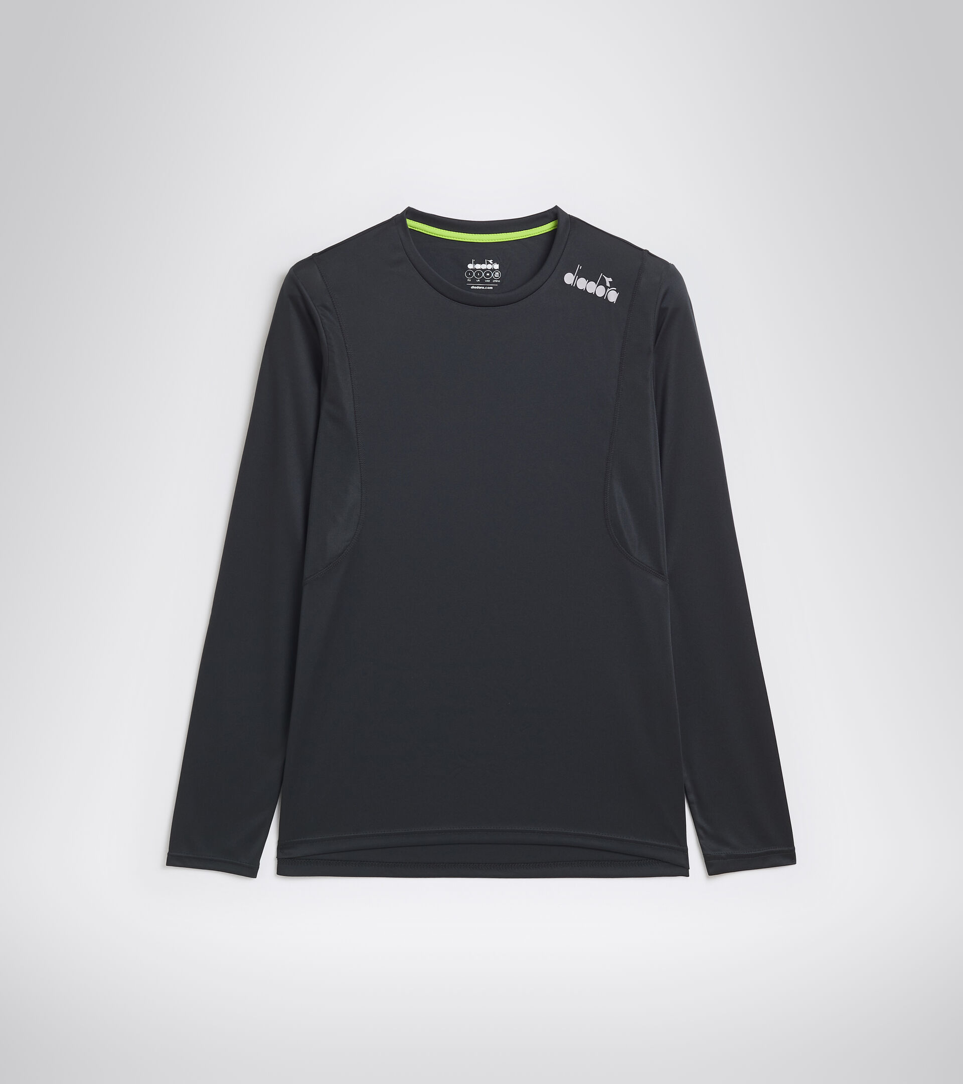 Running T-shirt - Men LS CORE TEE BLACK - Diadora