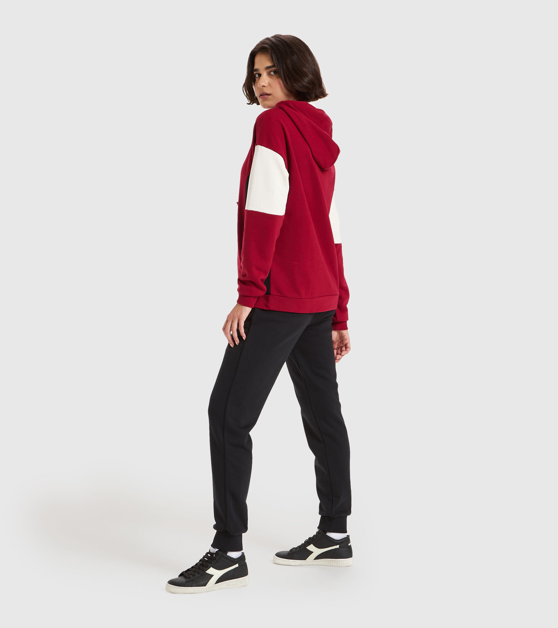 Hooded sweatshirt - Women L.HOODIE LUSH RHUBARB - Diadora