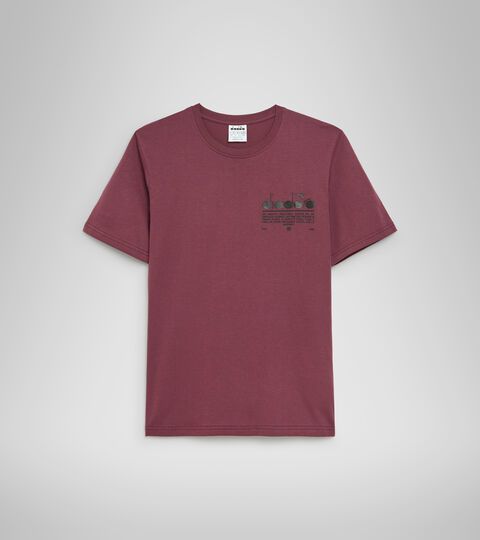 T-SHIRT SS MANIFESTO, VIOLETS ECRASE T-shirt en coton - Unisexe T-SHIRT SS MANIFESTO VIOLETS ECRASE - Diadora
