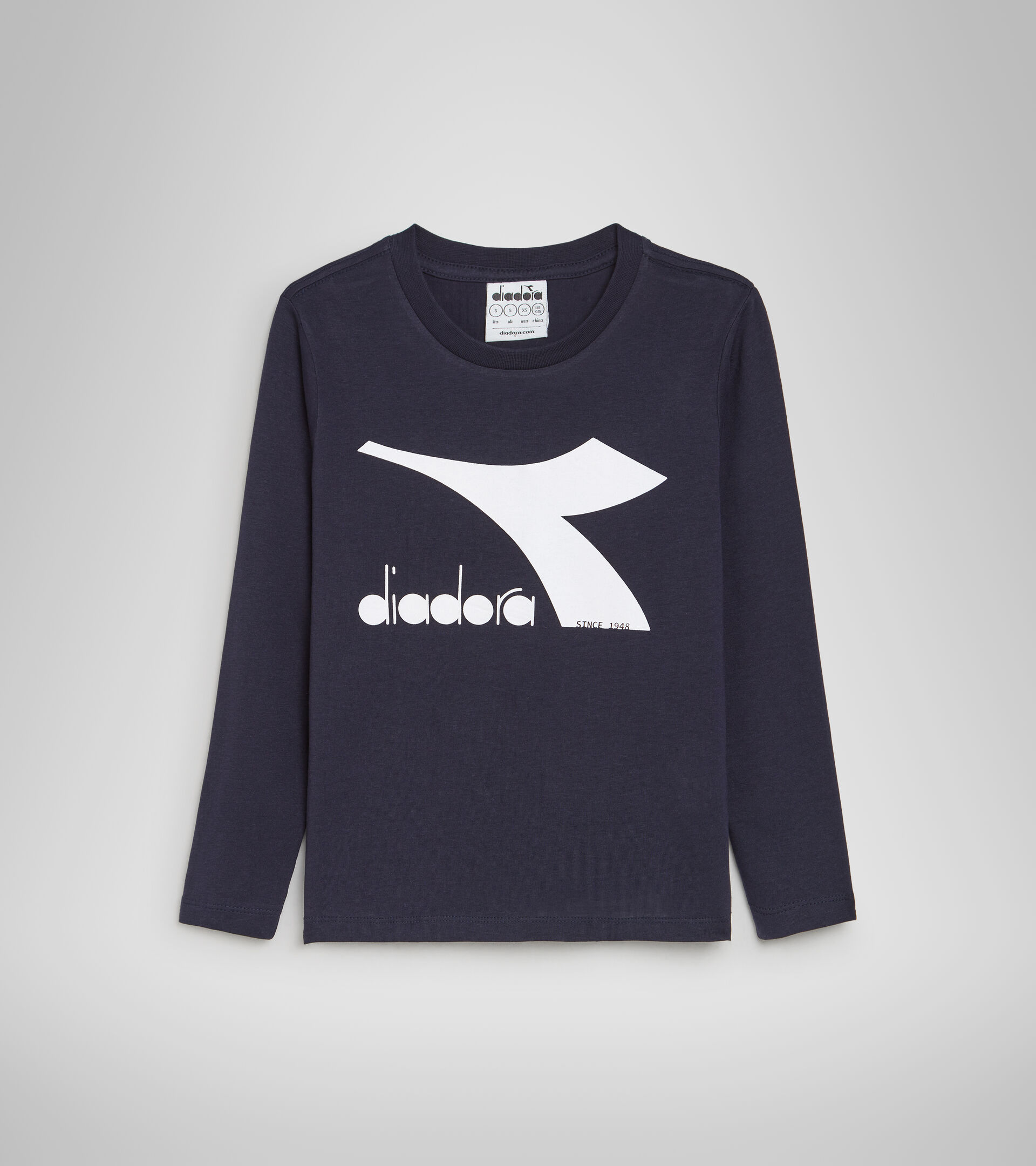 T-shirt de sport - Enfant JU.T-SHIRT LS CHROMIA BLEU CABAN - Diadora