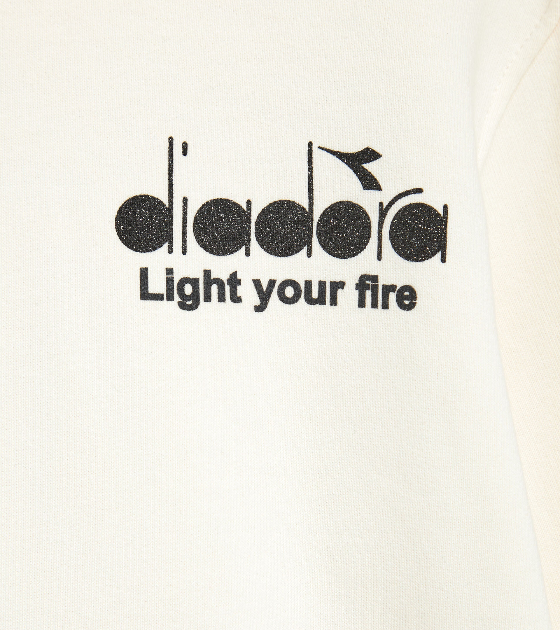 Hoodie with pocket - Girl JG.HOODIE D YELLOW CREAM - Diadora