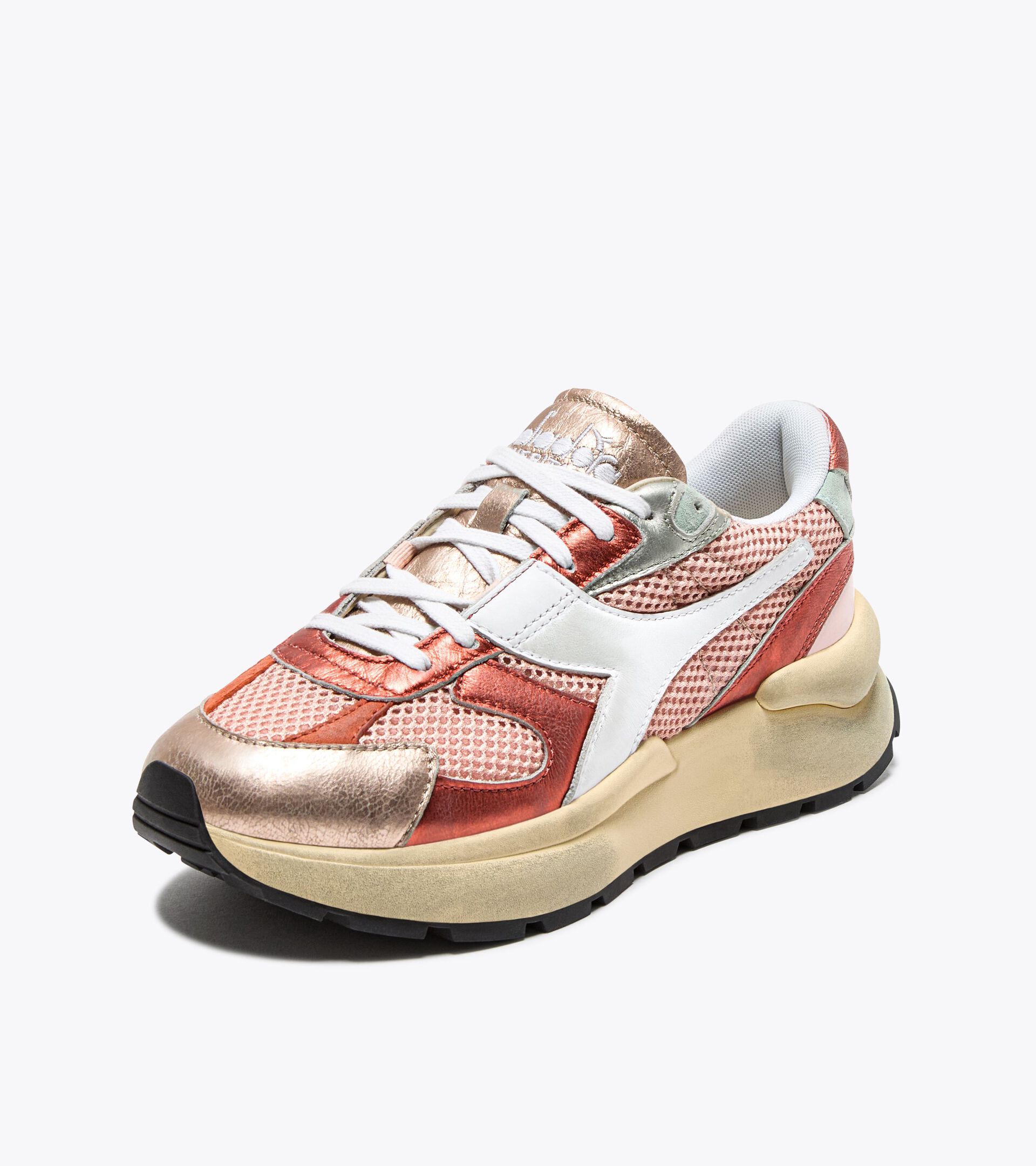 Heritage leather sneaker - Women’s MERCURY ELITE LAM USED  WN BLUSH PINK - Diadora