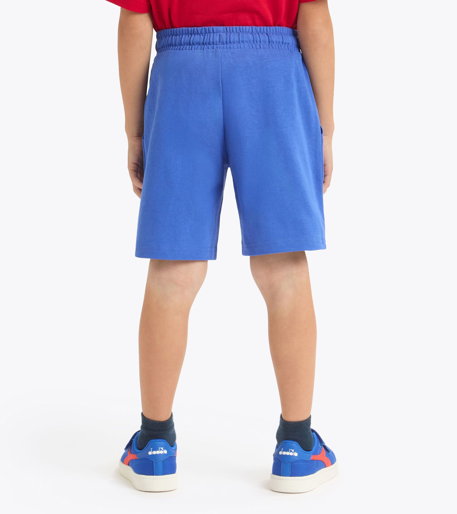 Graffiti-inspired bermuda shorts - Boy JB. BERMUDA GRAFFITI DARK ROYAL - Diadora
