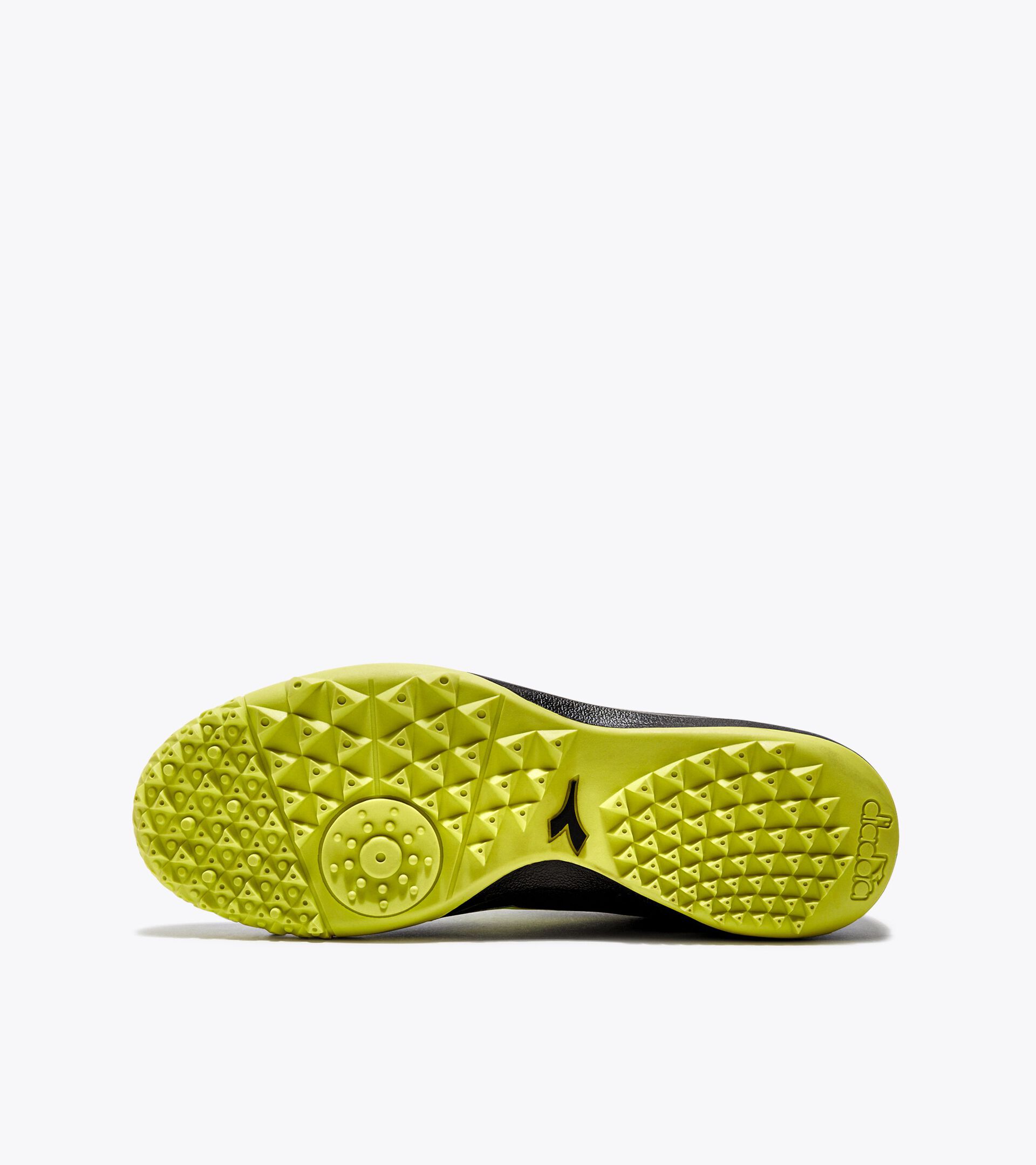 Calcio boots for synthetic ground - Men's PICHICHI 7 TFR BLACK/YELLOW FL DD/SILVER DD - Diadora