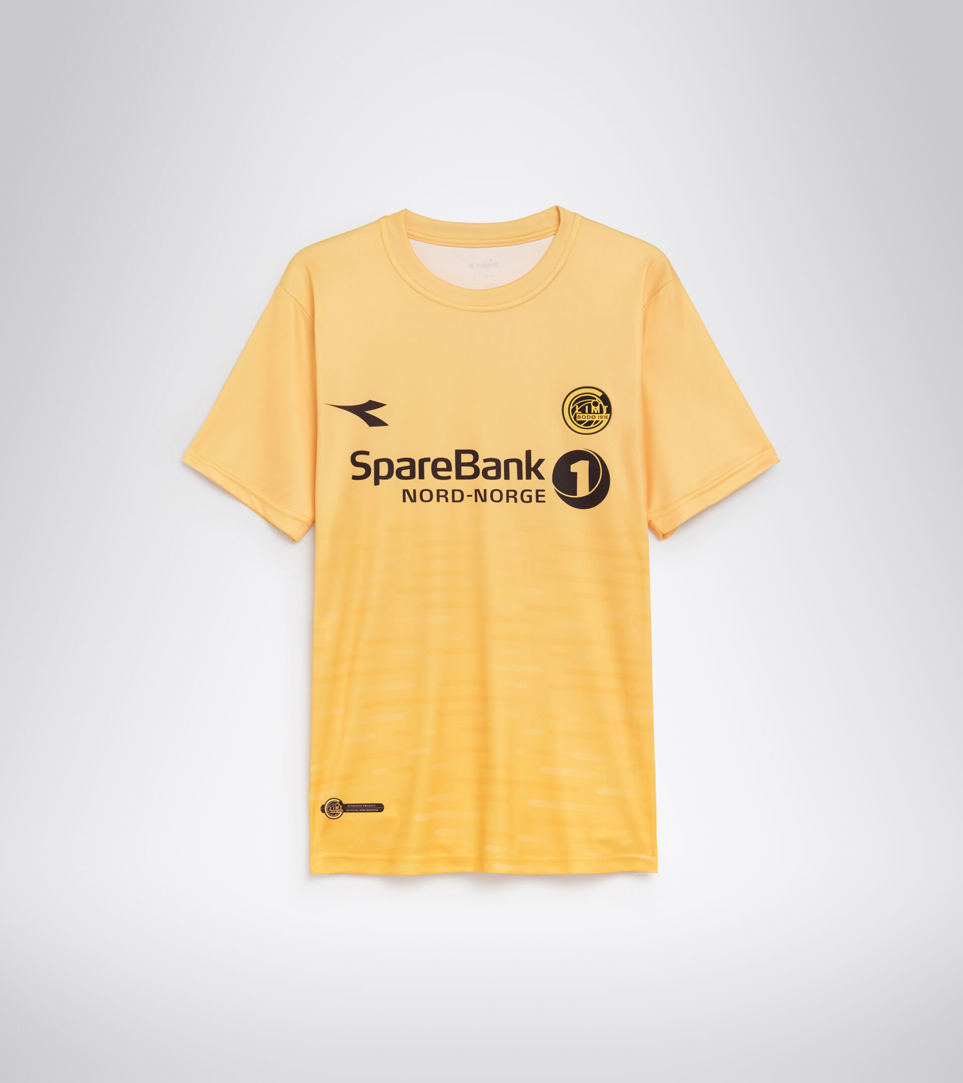 Bodo Glimt Home Jersey GLIMT HOME JERSEY SS SR VIBRANT YELLOW - Diadora