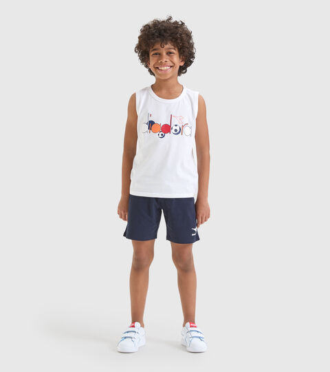 Ensemble débardeur/short - Ado garçon JB.SET SL KICK BLANC VIF - Diadora