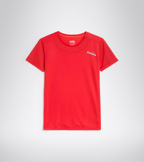 L. SS CORE TEE, FER.RED ITALY Polyester running T-shirt - Women L. SS CORE TEE FER.RED ITALY - Diadora