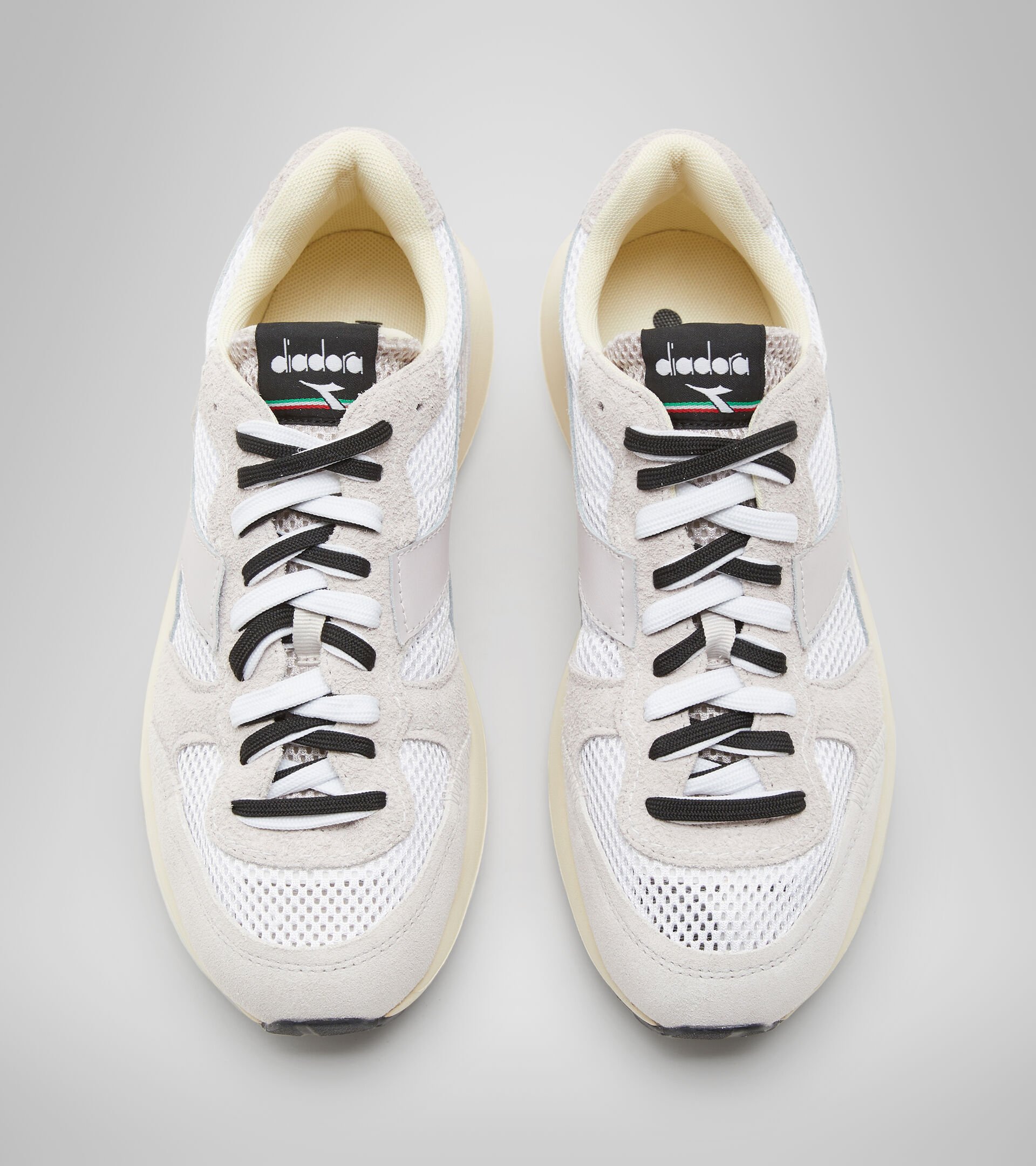Sports shoes - Unisex KMARO 42 SUEDE MESH WIND GRAY/WHITE - Diadora