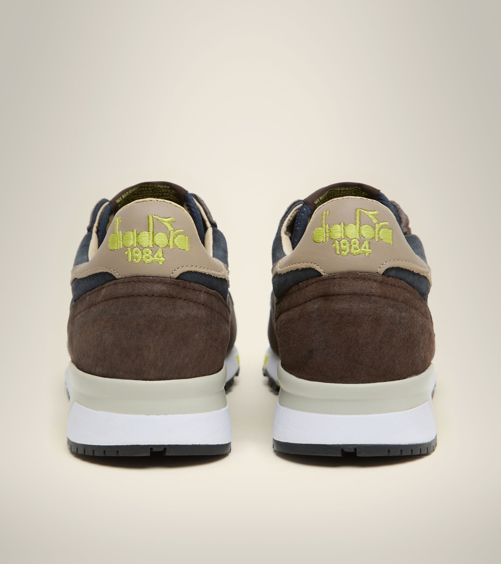 Footwear Heritage UOMO TRIDENT 90 SUEDE SW BLUE DENIM/BROWN TURKISH COFFE Diadora