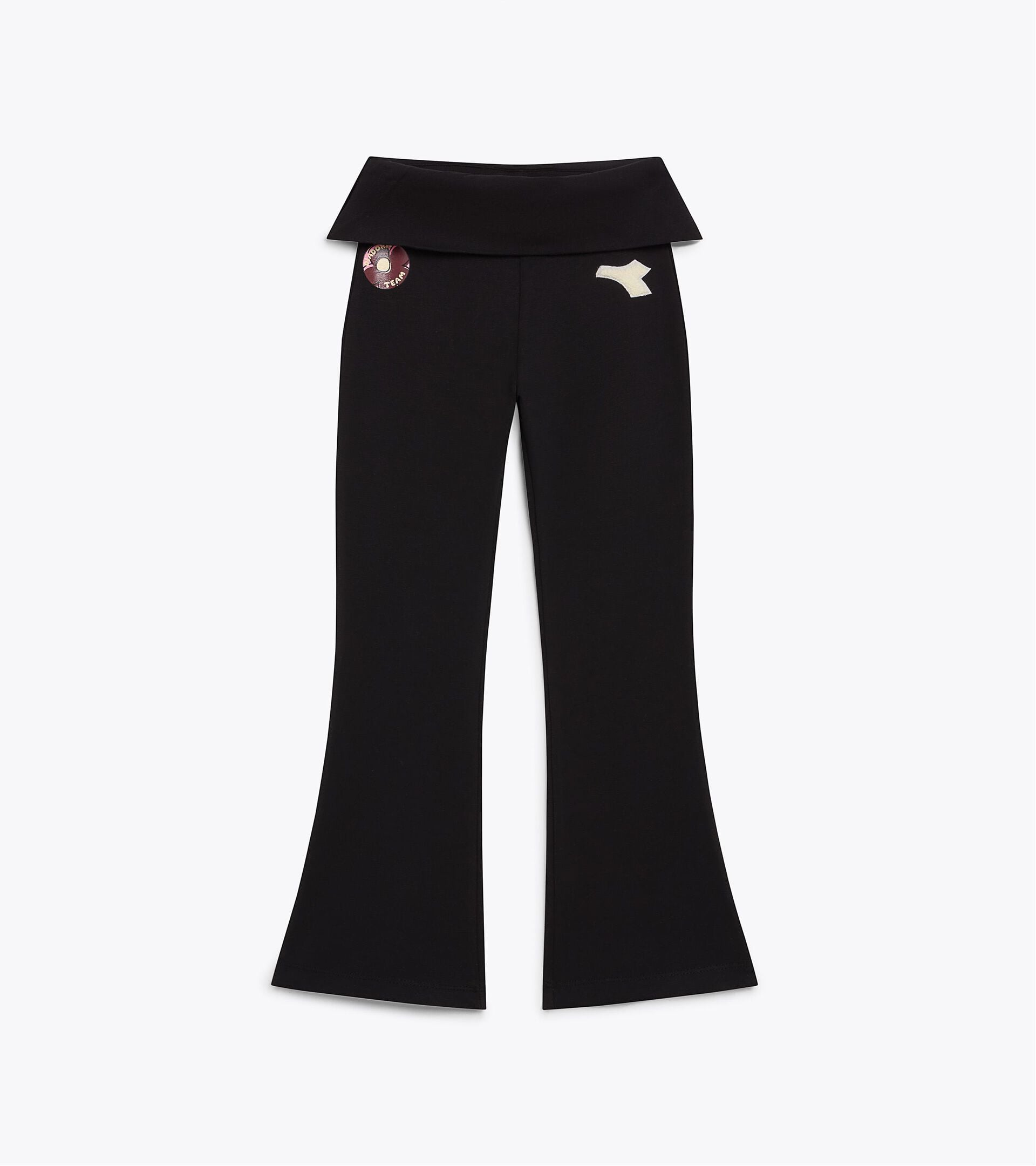 Stretch leggings - Slim fit - Girls JG. LEGGINGS LOGO BLACK - Diadora