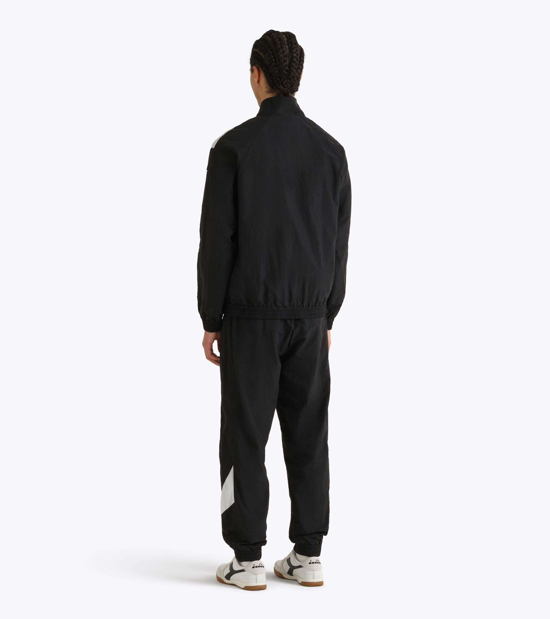 Ch&aacute;ndal de ripstop - Para todos los g&eacute;neros
 TRACKSUIT LOGO EXC. I NEGRO - Diadora