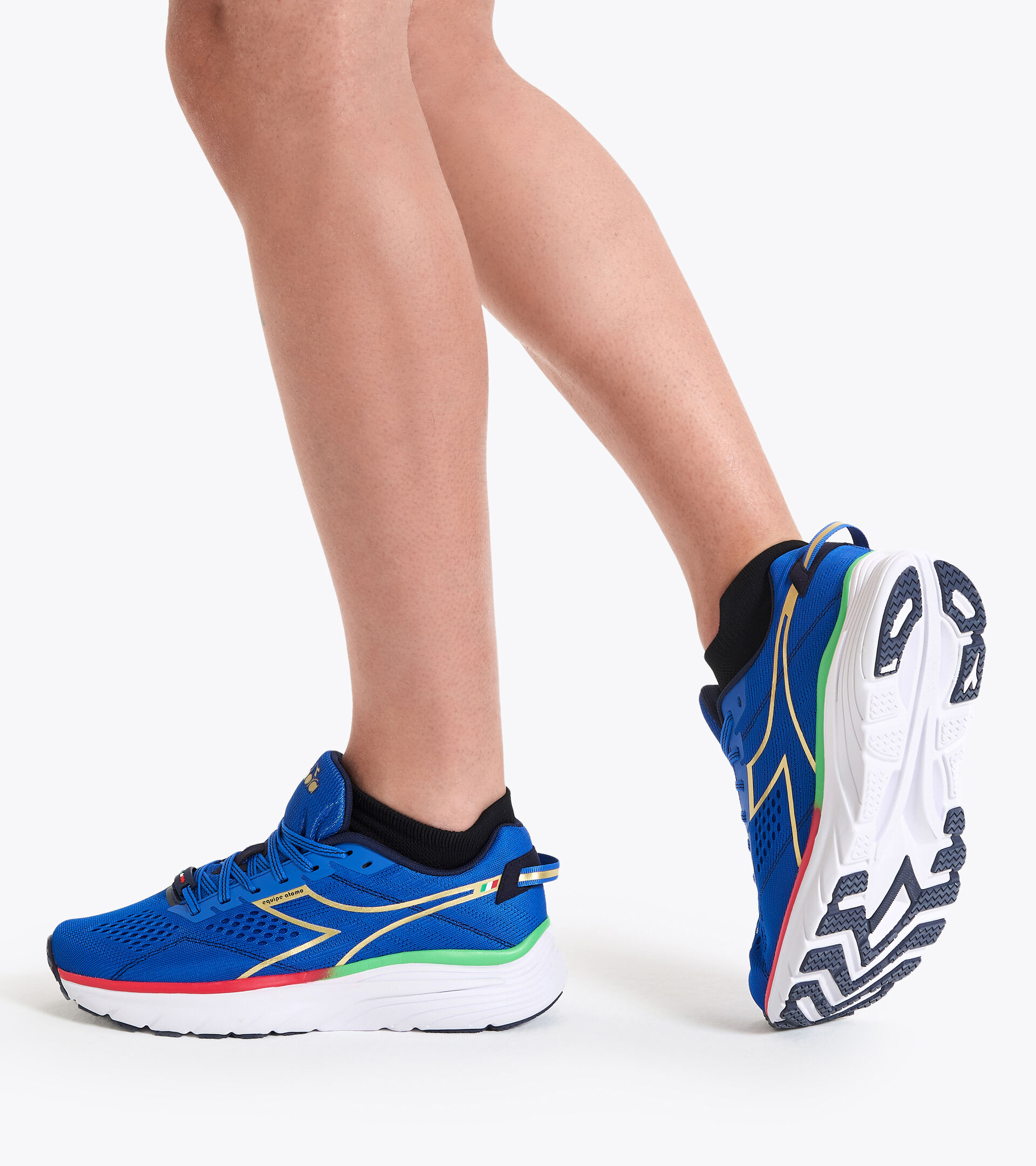 Made in Italy - Running shoes - Men’s EQUIPE ATOMO ROYAL BLUE/GOLD - Diadora