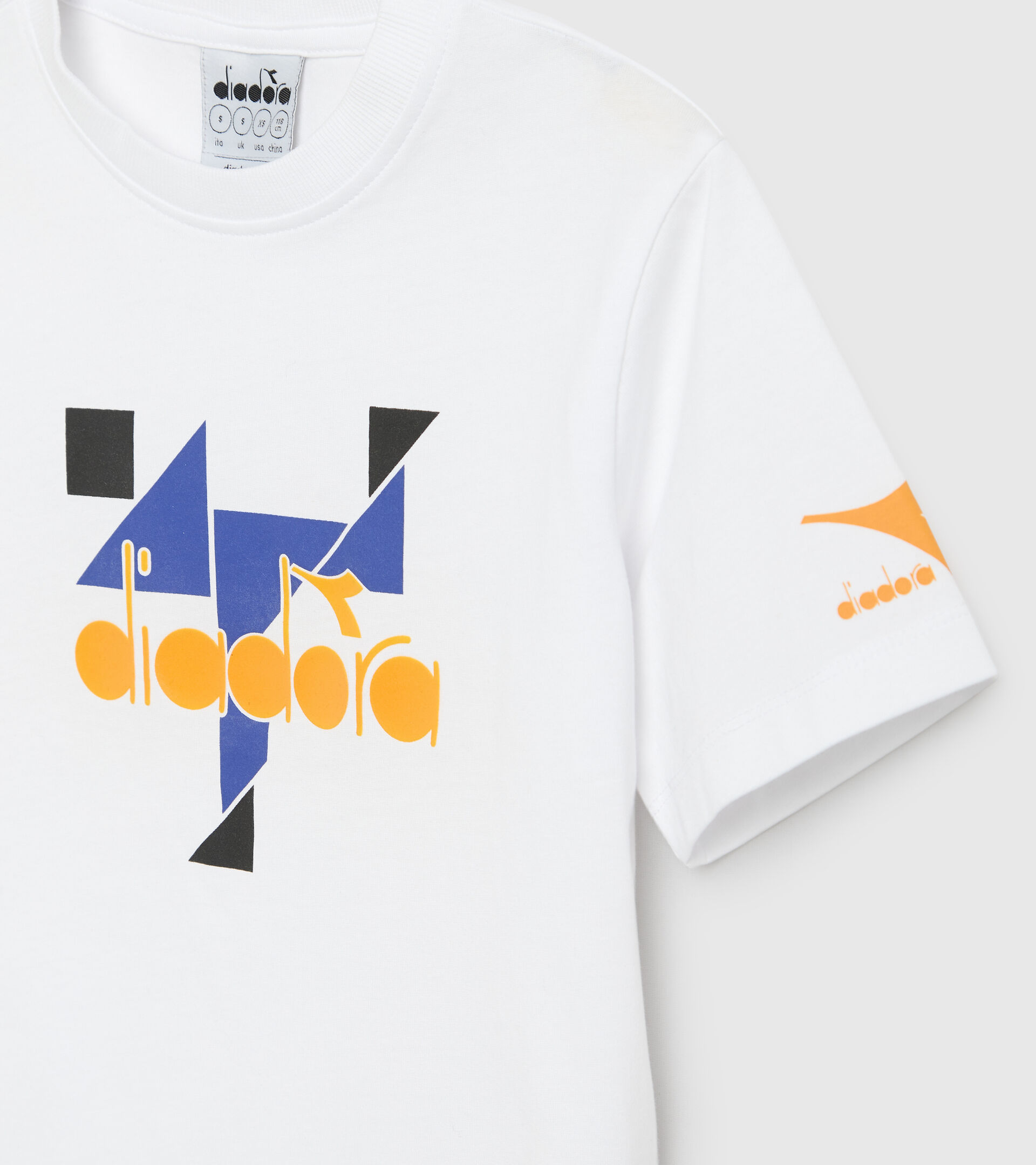 Sports T-shirt - Kids JB.T-SHIRT SS TWISTER OPTICAL WHITE - Diadora
