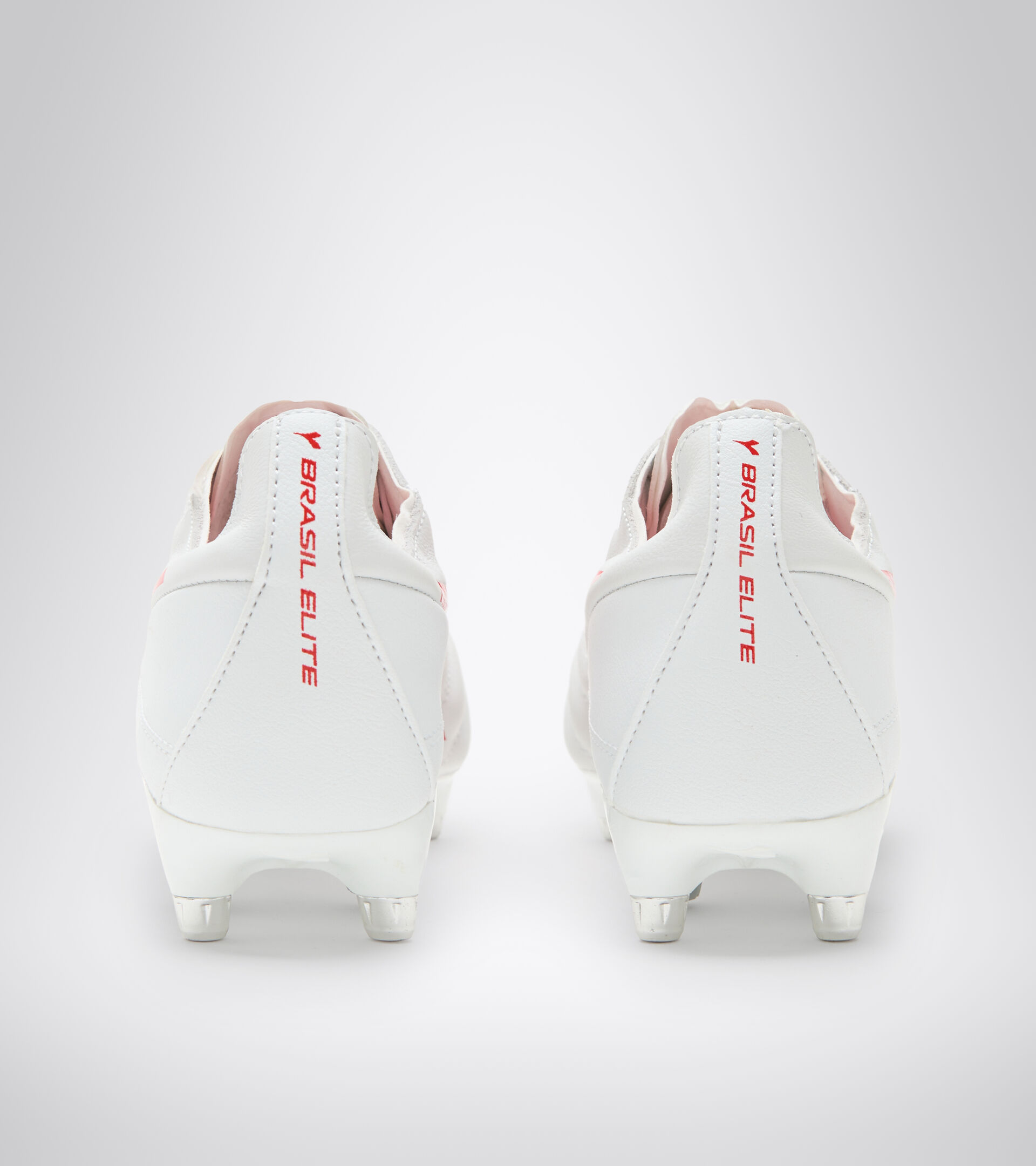 Soft ground football boots - Men’s BRASIL ELITE 2 LT MPH WHITE/MILANO RED - Diadora