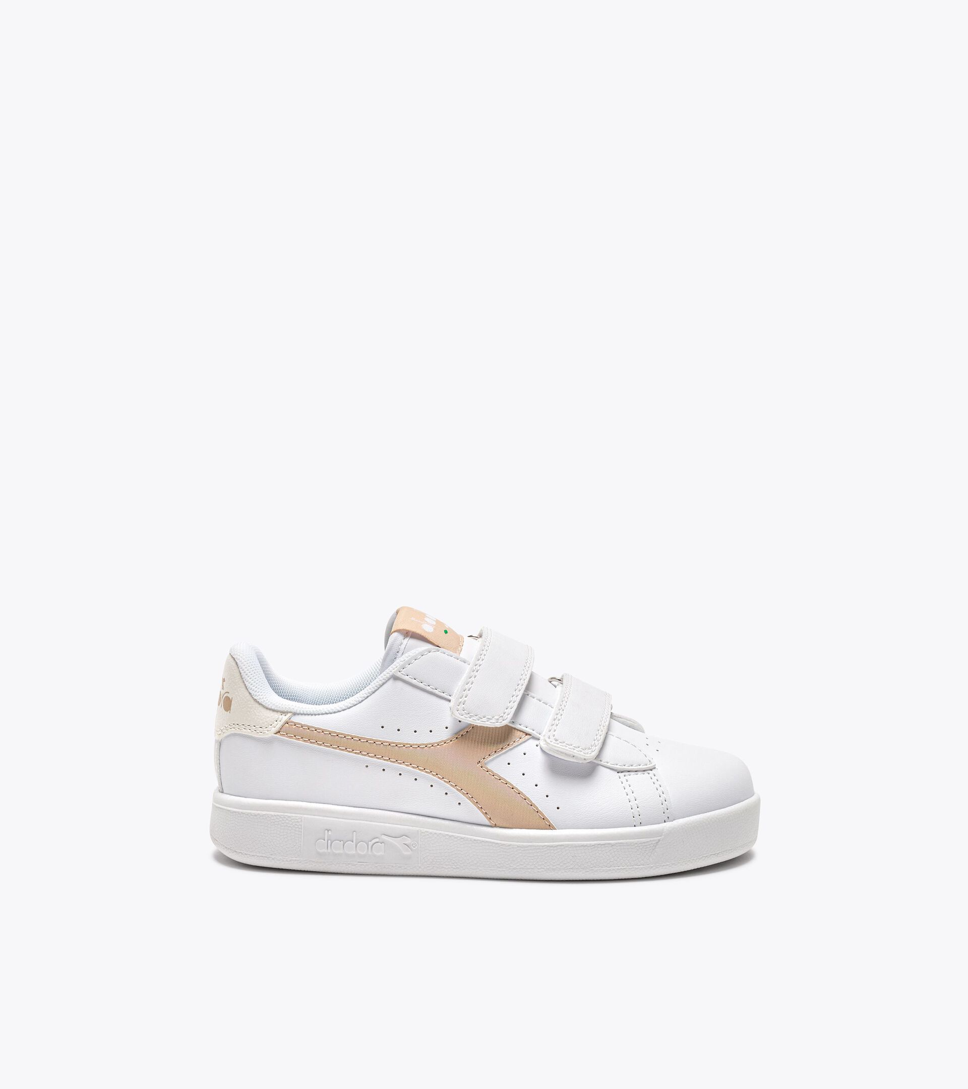 Sports shoes - Kids 4-8 years GAME P PS GIRL WHITE/WHISPER PINK - Diadora