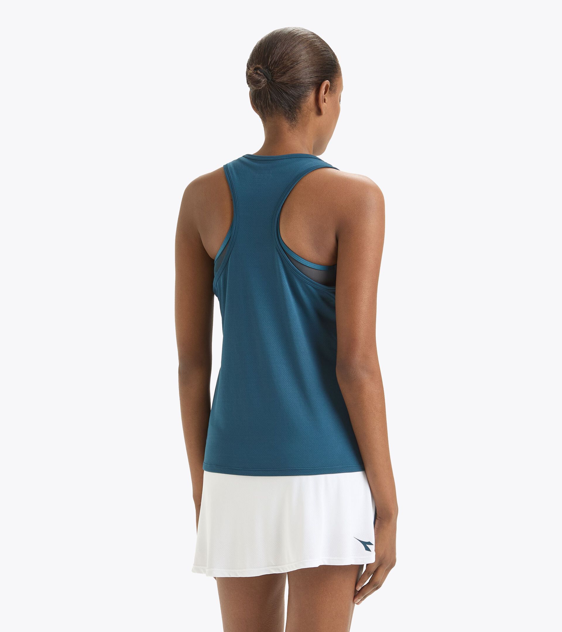 Camiseta sin mangas de tenis con espalda nadadora - Mujer
 L. TANK CORE AZUL LEGION - Diadora