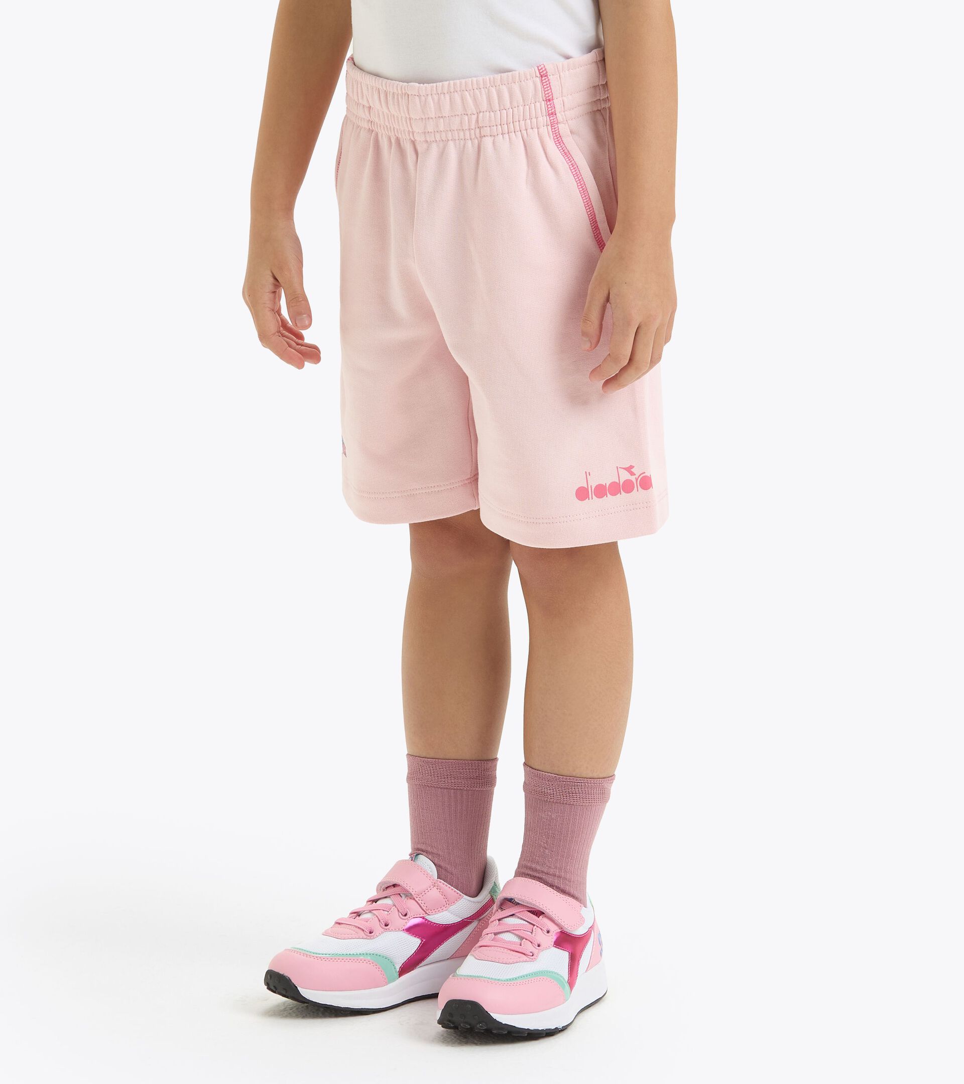 Pantalones cortos superhéroes - Niños y niñas 
 JU.BERMUDA SUPERHEROES ROSA CORNEJO - Diadora