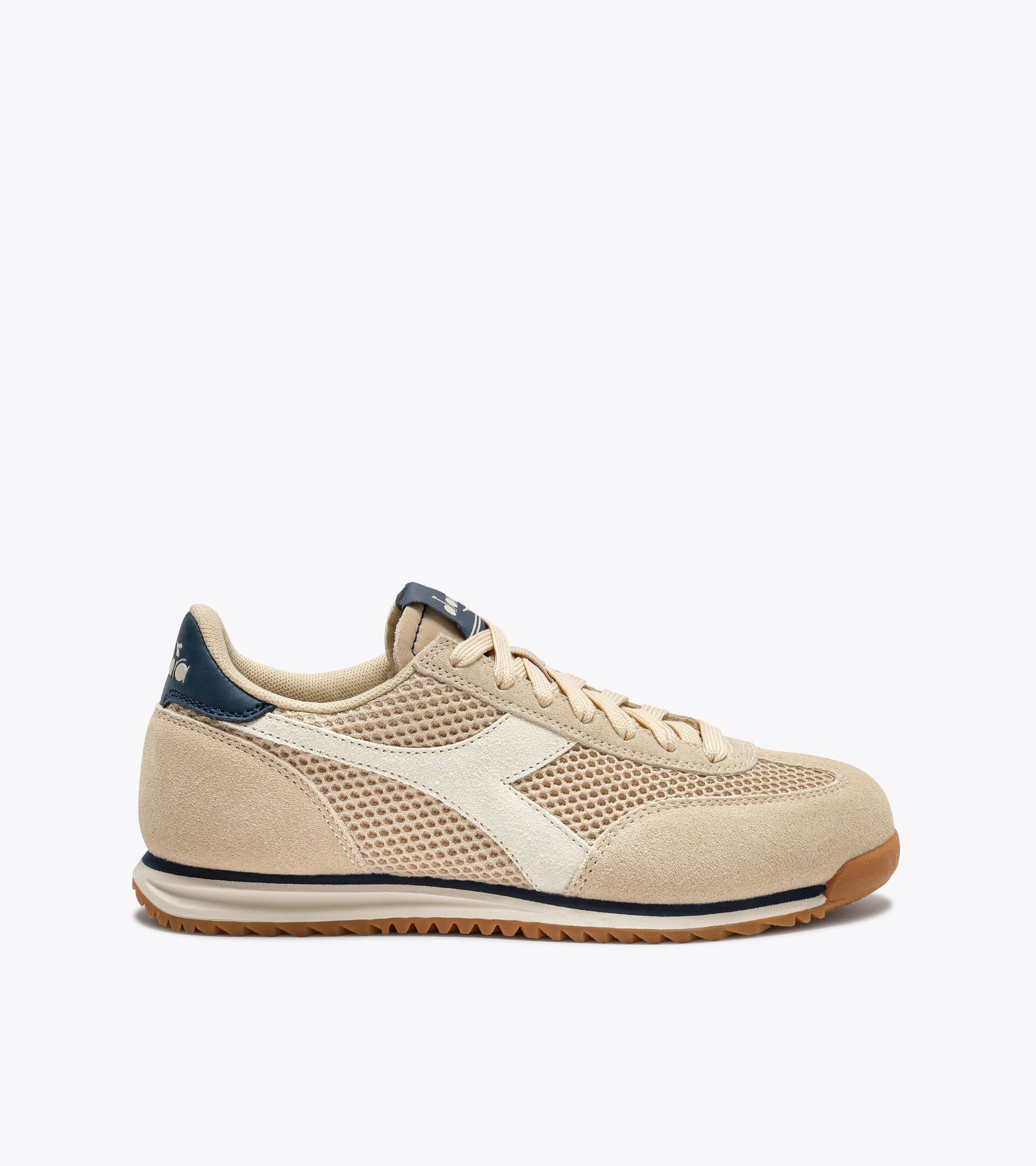 Low-profile suede sneaker - All-gender CROSS MESH PARCHMENT - Diadora