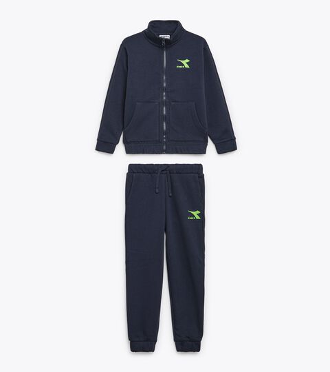 Sports set - Boy JB. TRACKSUIT FZ NEON CLASSIC NAVY - Diadora