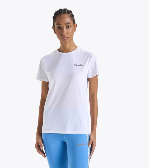 Running t-shirt - Women  L. SS T-SHIRT BE ONE OPTICAL WHITE - Diadora