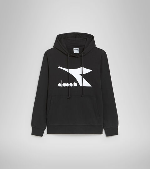 HOODIE CHROMIA, NEGRO Sudadera deportiva con capucha - Hombre HOODIE CHROMIA NEGRO - Diadora