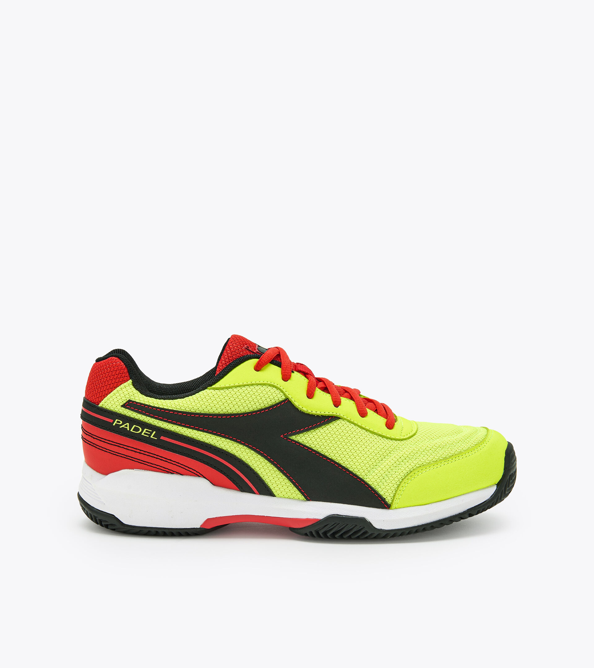 Zapatillas de pádel -  Unisex S.CHALLENGE 4 PADEL GIALLO FLUO/NERO (C4102) - Diadora