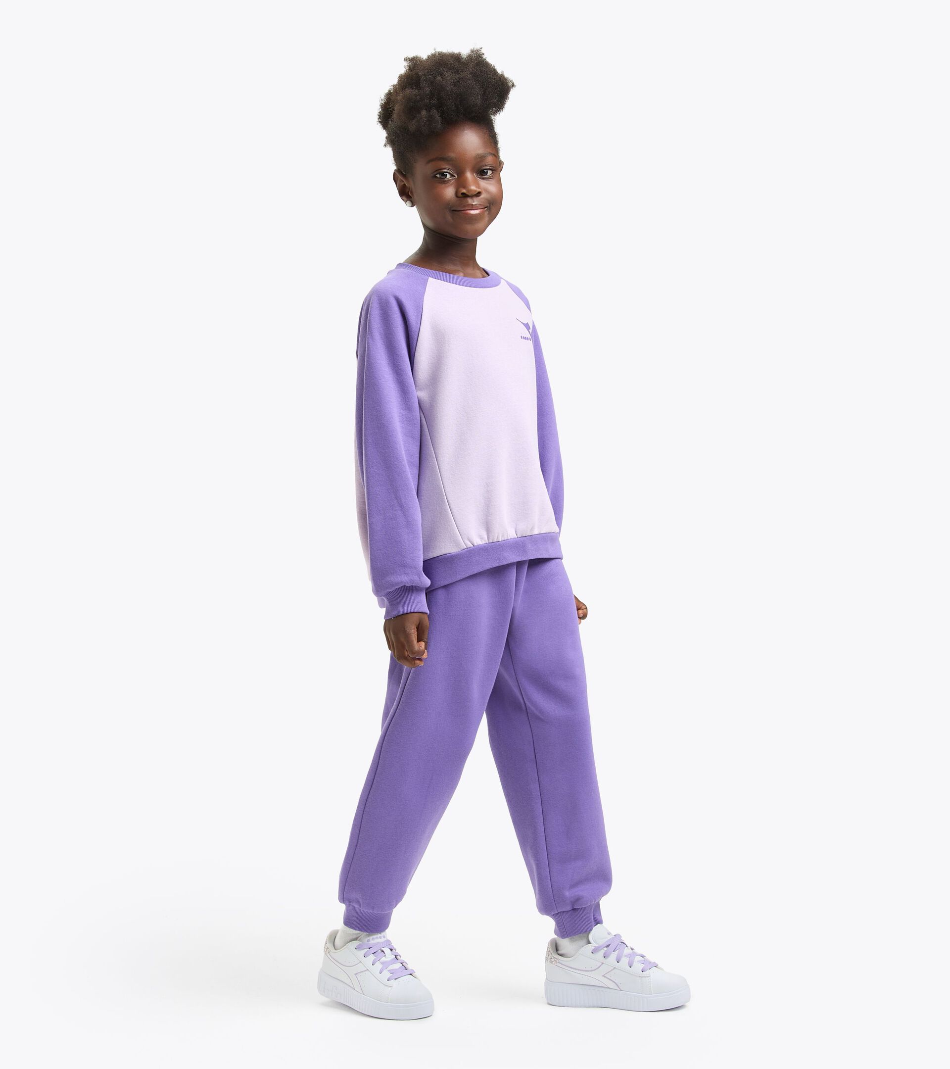 Conjunto deportivo - Niña JG. TRACKSUIT GLOSS PASIONARIA/ROSA PURPURA - Diadora