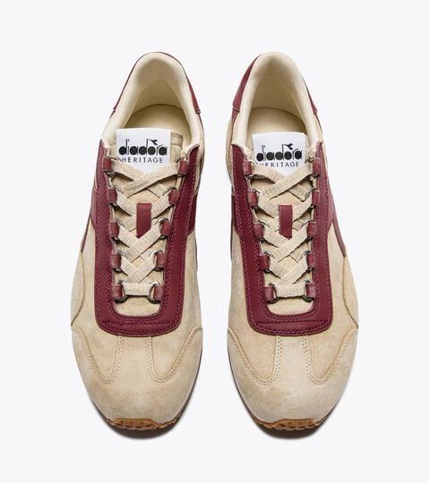 EQUIPE '75 SW, BEIGE OYSTER Heritage low-profile leather sneaker - All-gender EQUIPE '75 SW BEIGE OYSTER - Diadora