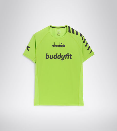 SS SUPER LIGHT T-SHIRT BUDDYFIT, CITRON VERT T-shirt de d’entraînement pour homme SS SUPER LIGHT T-SHIRT BUDDYFIT CITRON VERT - Diadora