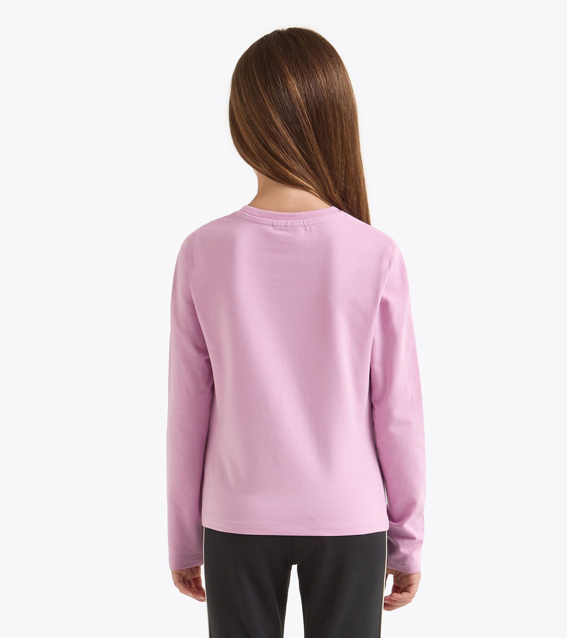 Camiseta de manga larga - Niña/Adolescente
 JG. T-SHIRT LS LOGO NELINA MALVA - Diadora