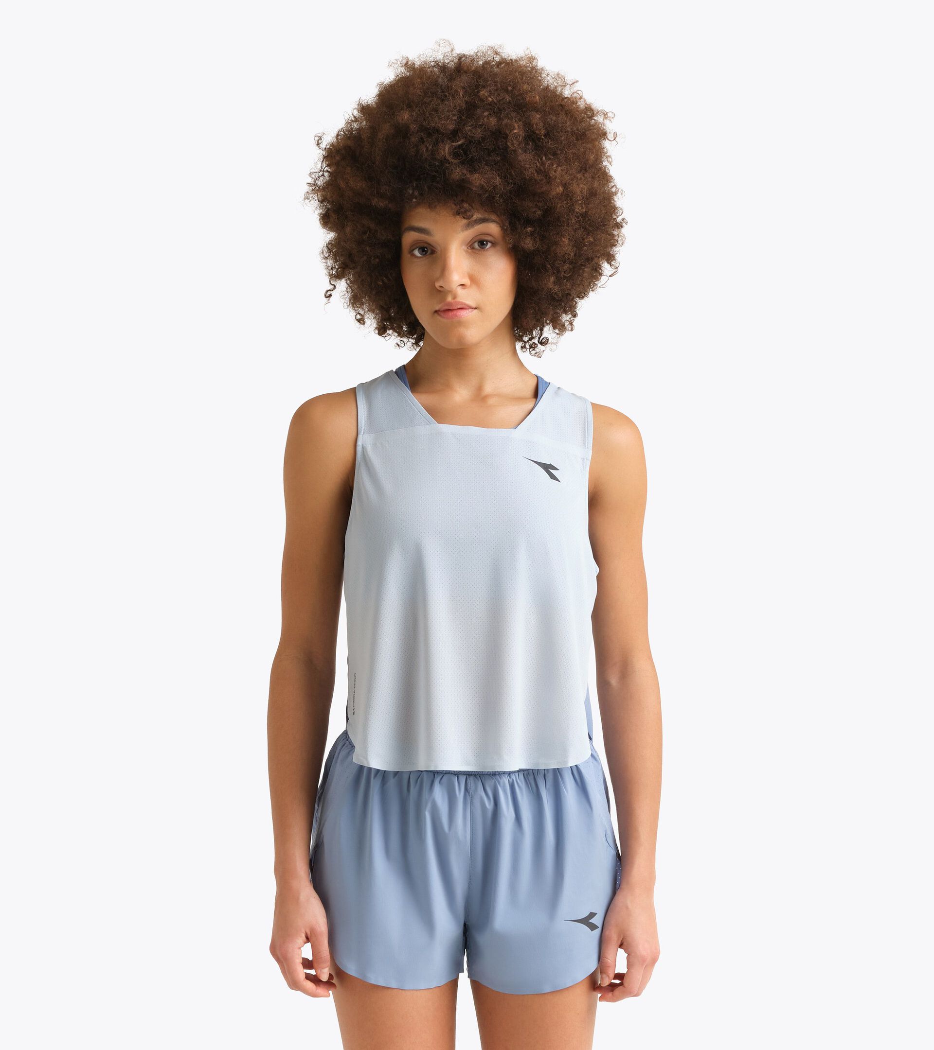 Superleichtes FIBRAZERO-Tanktop  - Running - Damen
 L. TANK SUPER LIGHT FIBRAZERO SKYRIDE - Diadora