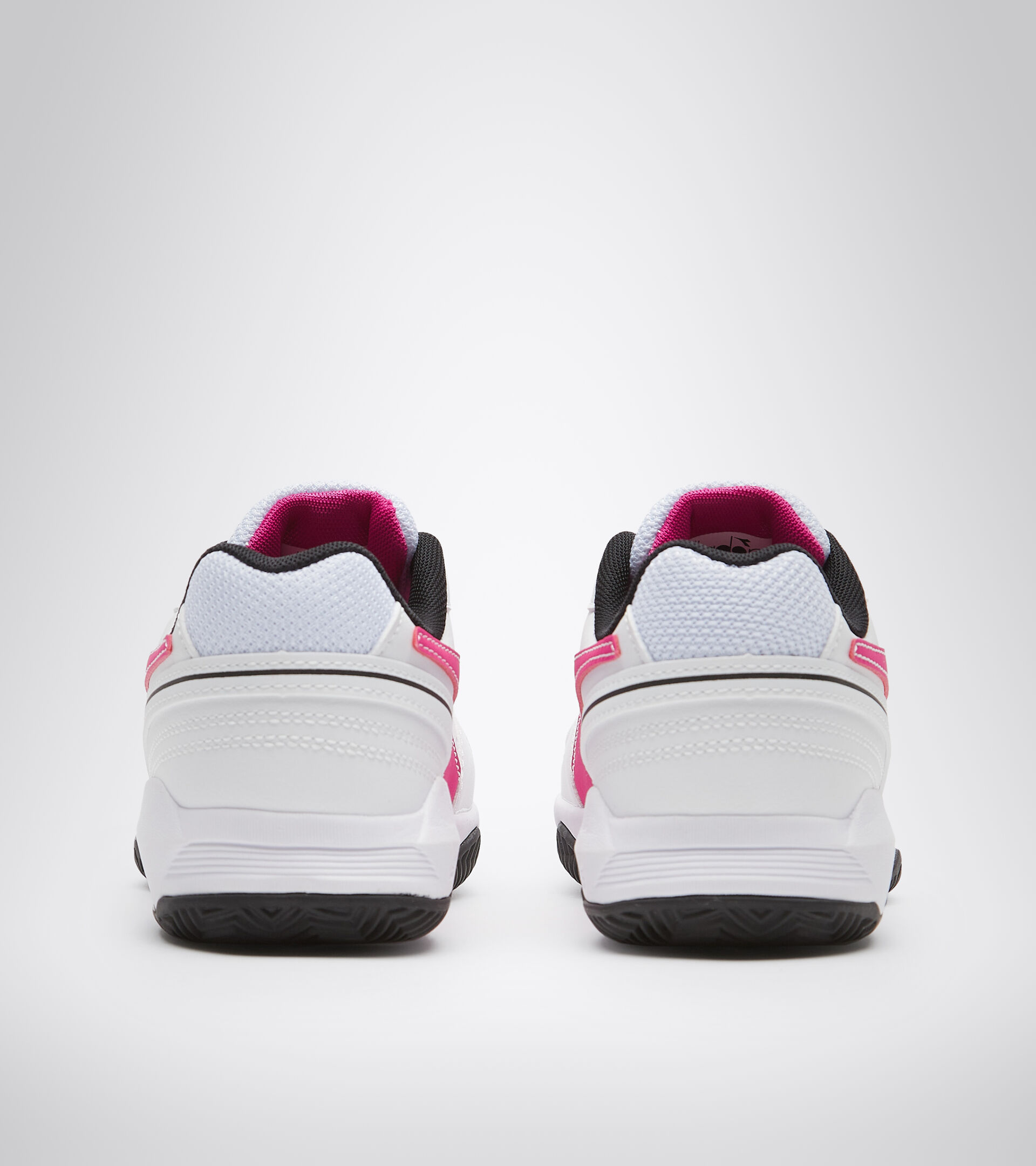 Tennis shoes for clay courts - Women S. CHALLENGE 4 W SL CLAY WHITE/BLACK/RHODAMINE RED c - Diadora