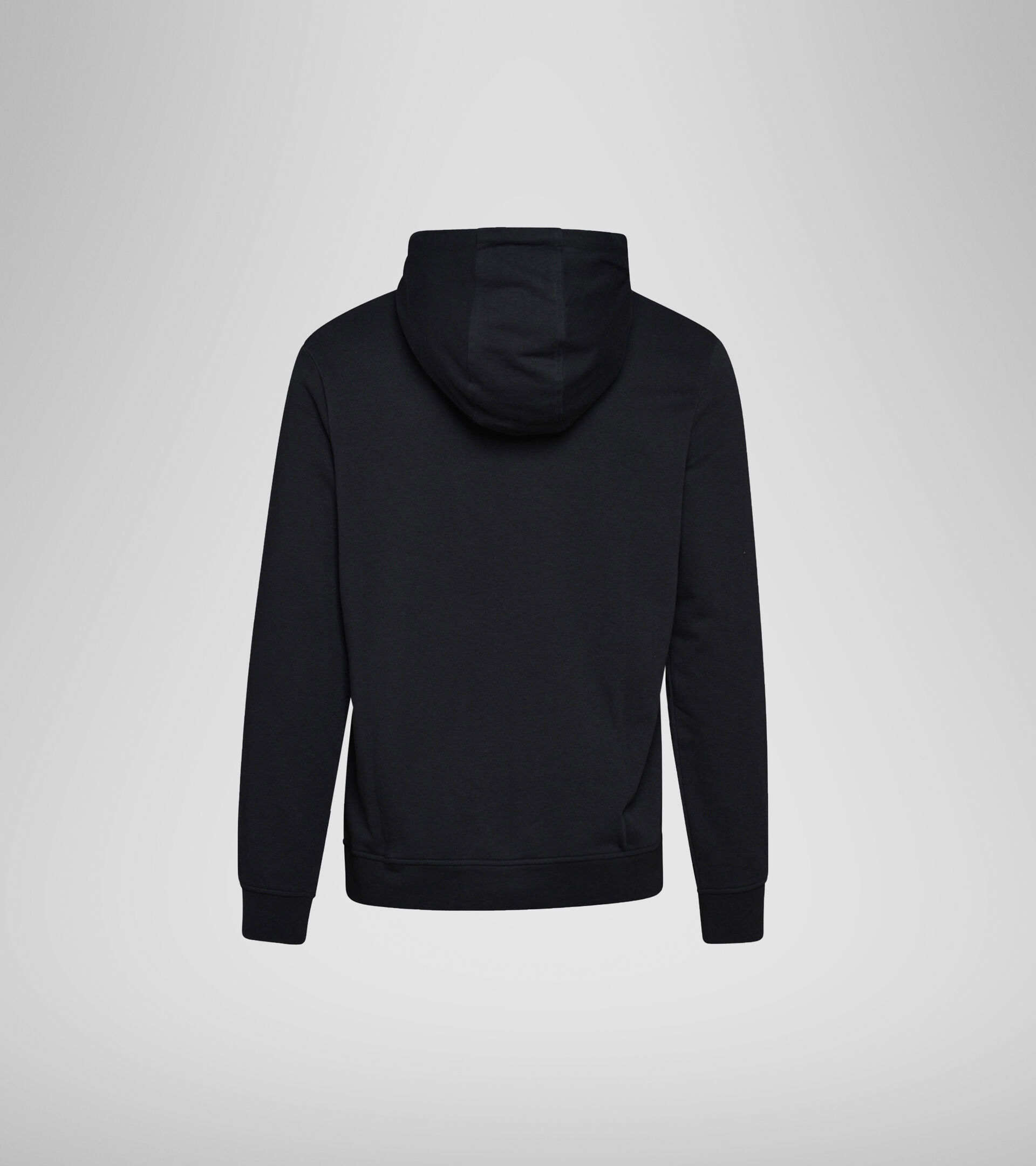 Hooded sweatshirt - Men HOODIE SWEAT LOGO CHROMIA BLACK - Diadora
