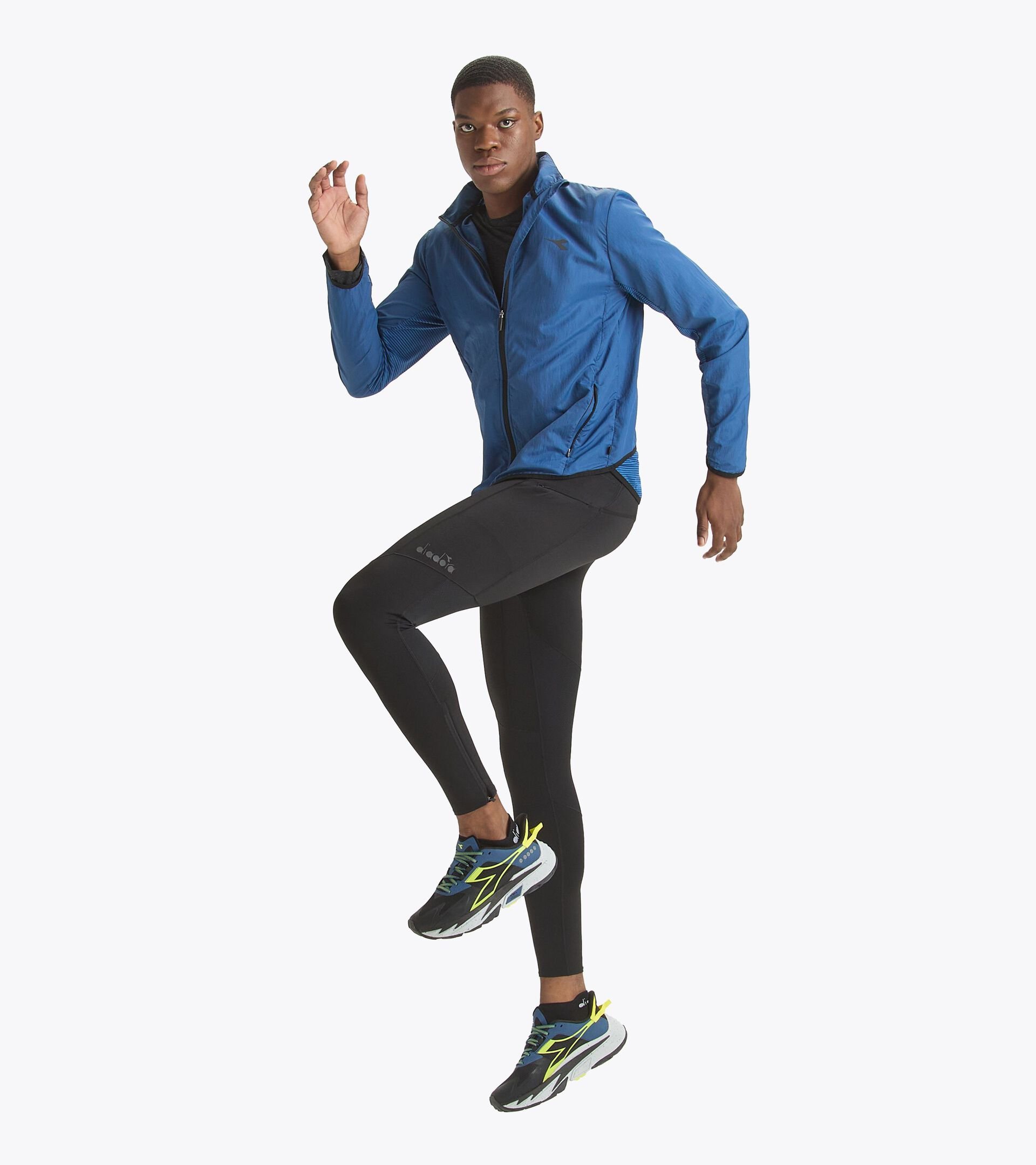 Running leggings - Men TIGHTS RUN CREW BLACK - Diadora