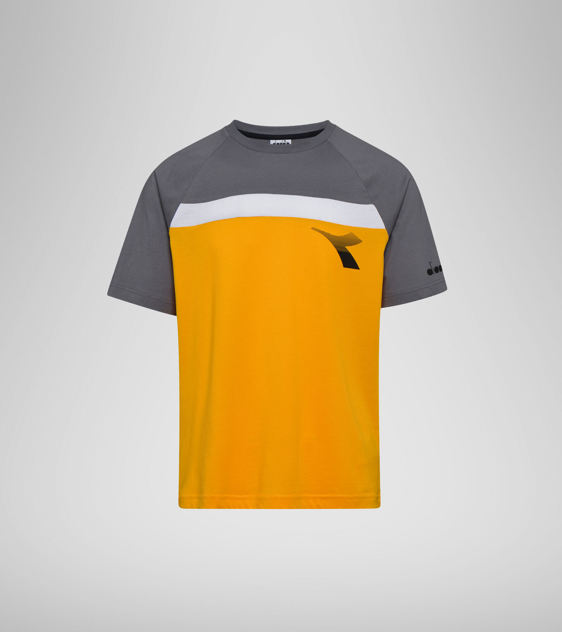 T-shirt - Men T-SHIRT SS DIADORA CLUB YELLOW SAFFRON - Diadora