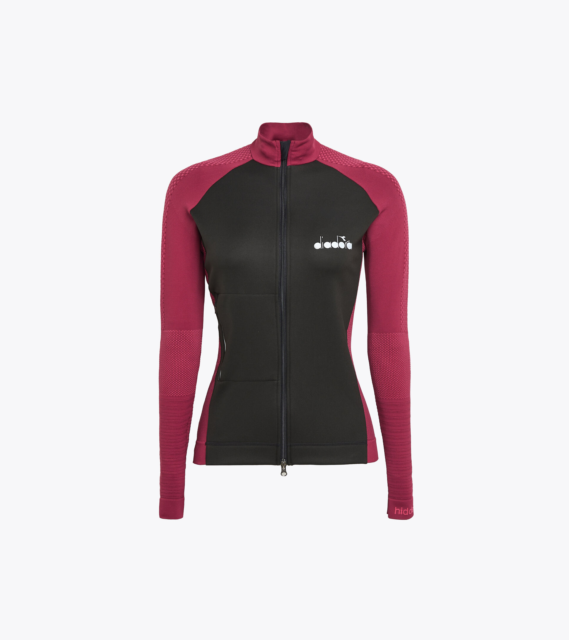 Veste de running Made in Italy - Femme L. HIDDEN POWER JACKET RHODODENDRON - Diadora