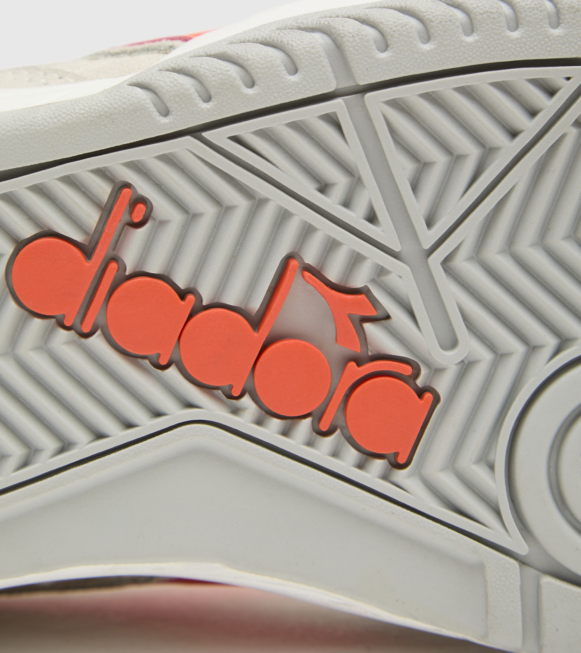 Sports shoe - Unisex REBOUND ACE WAX MARSHMALLOW/TIGERLILY - Diadora