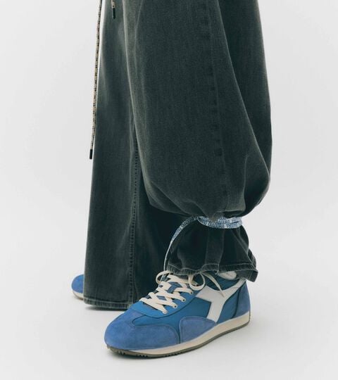 Suede leather Heritage Sneaker - All-gender EQUIPE VELA SW BLUE REFLEX - Diadora