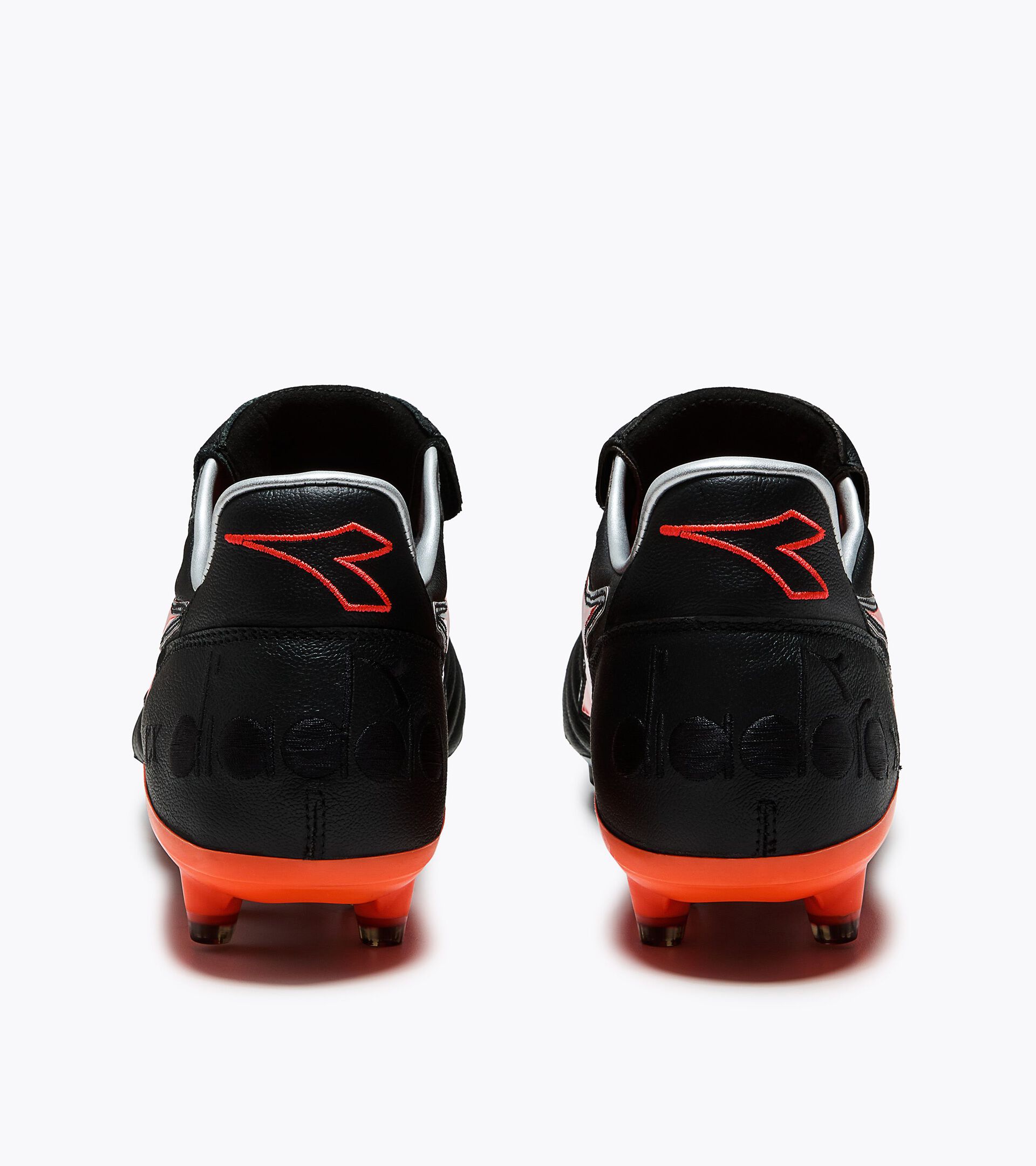 Jubil&auml;ums-Fu&szlig;ballschuh - Made in Italy - F&uuml;r alle Geschlechter BRASIL NOVE ELITE ITALY FG NERO/ROSSO FLUO - Diadora