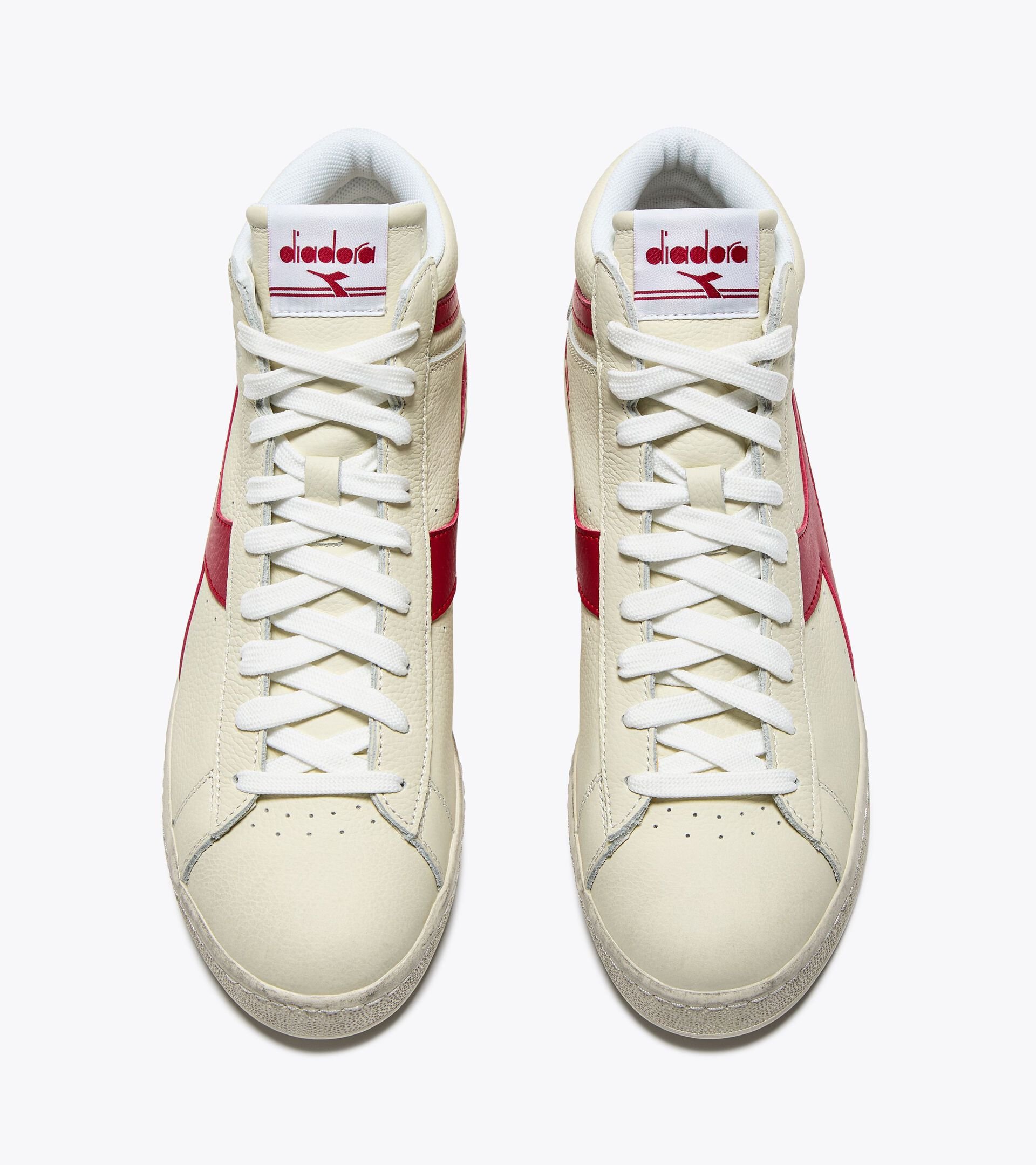 Zapatilla deportiva - Para todos los géneros GAME L HIGH WAXED BLANCO/NARANJA.COM - Diadora