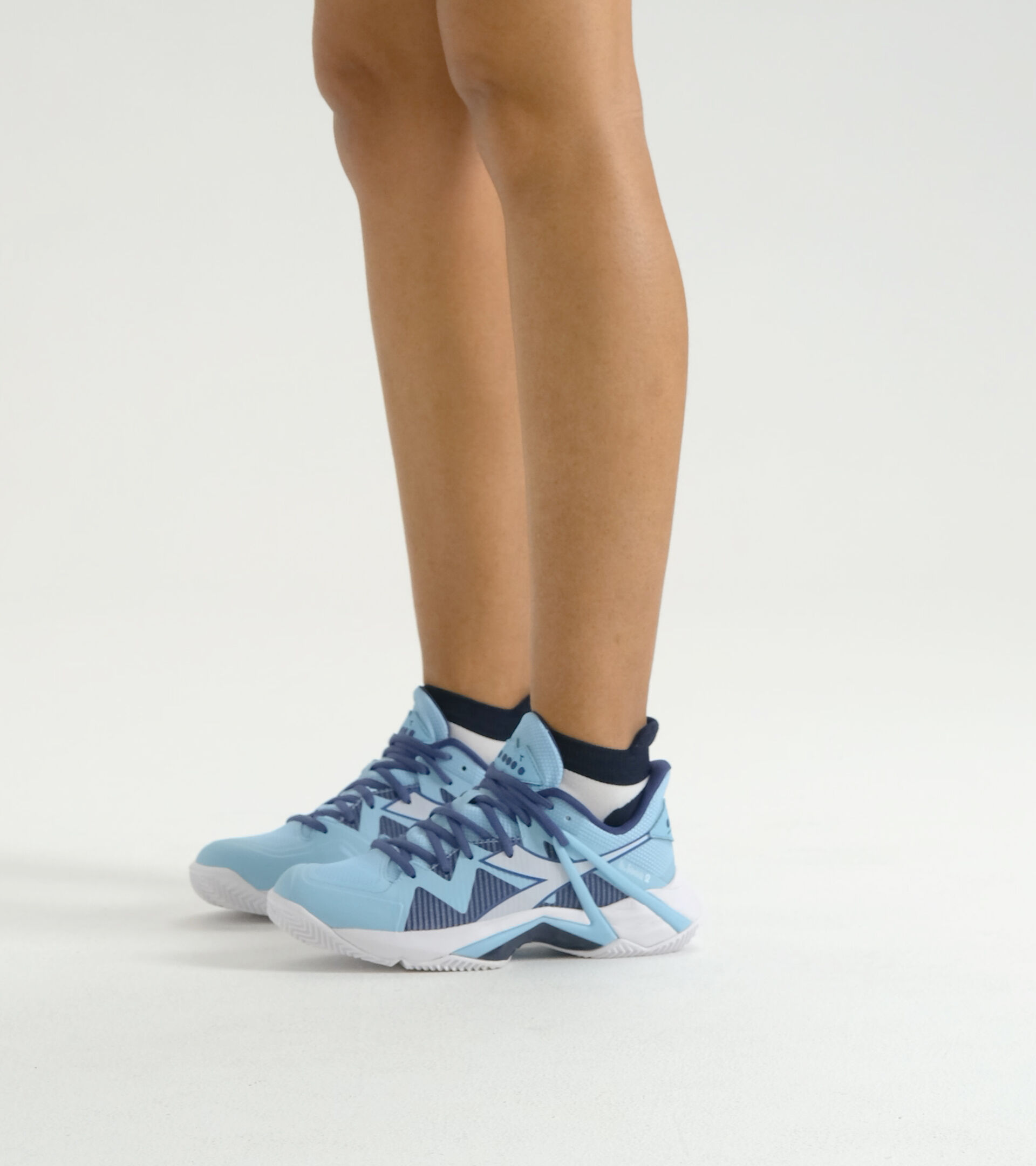 Chaussures de tennis pour terrains durs ou en terre battue - Femme B.ICON 2 W AG BLEU CIEL VIF/BLANC - Diadora