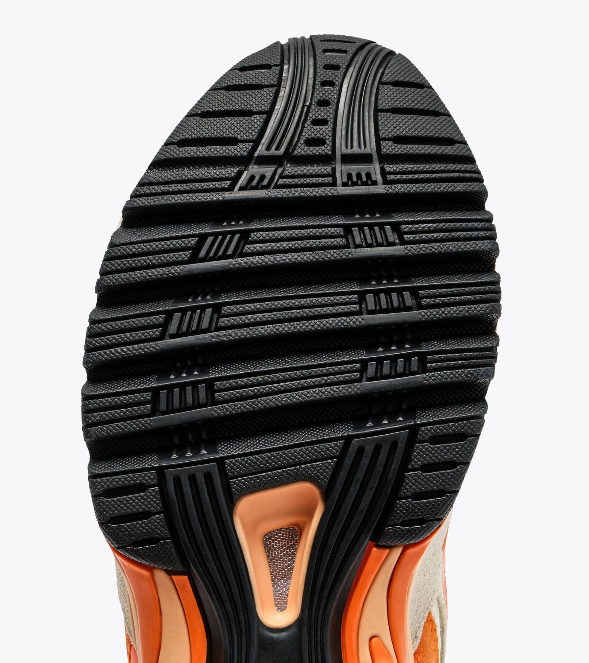 2000s-inspired Sportswear Sneakers - All-gender MYTHOS PROPULSION 280 SHADE PAPYRUS/ORANGE PEEL - Diadora