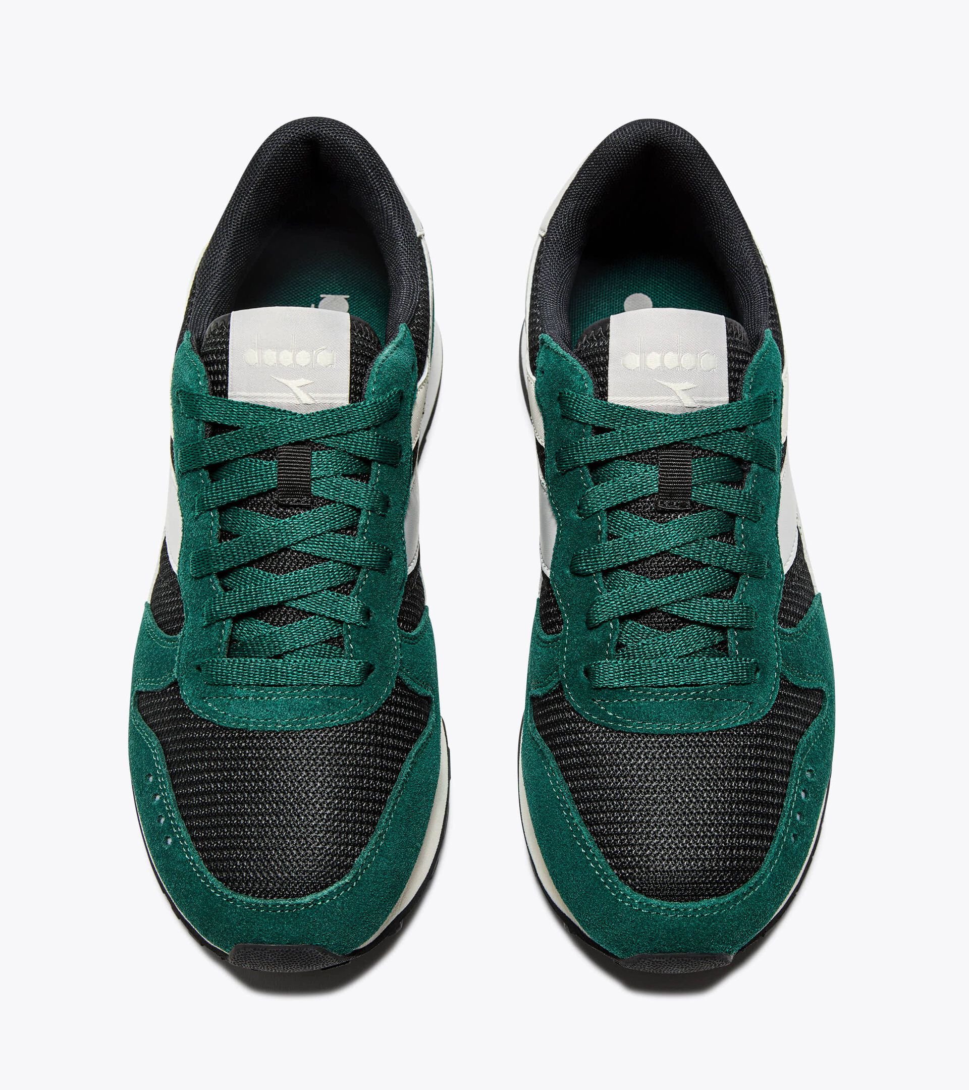 Sneaker aus Veloursleder - Für alle Geschlechter CAMARO M2 NERO/FORESTA PLUVIALE - Diadora