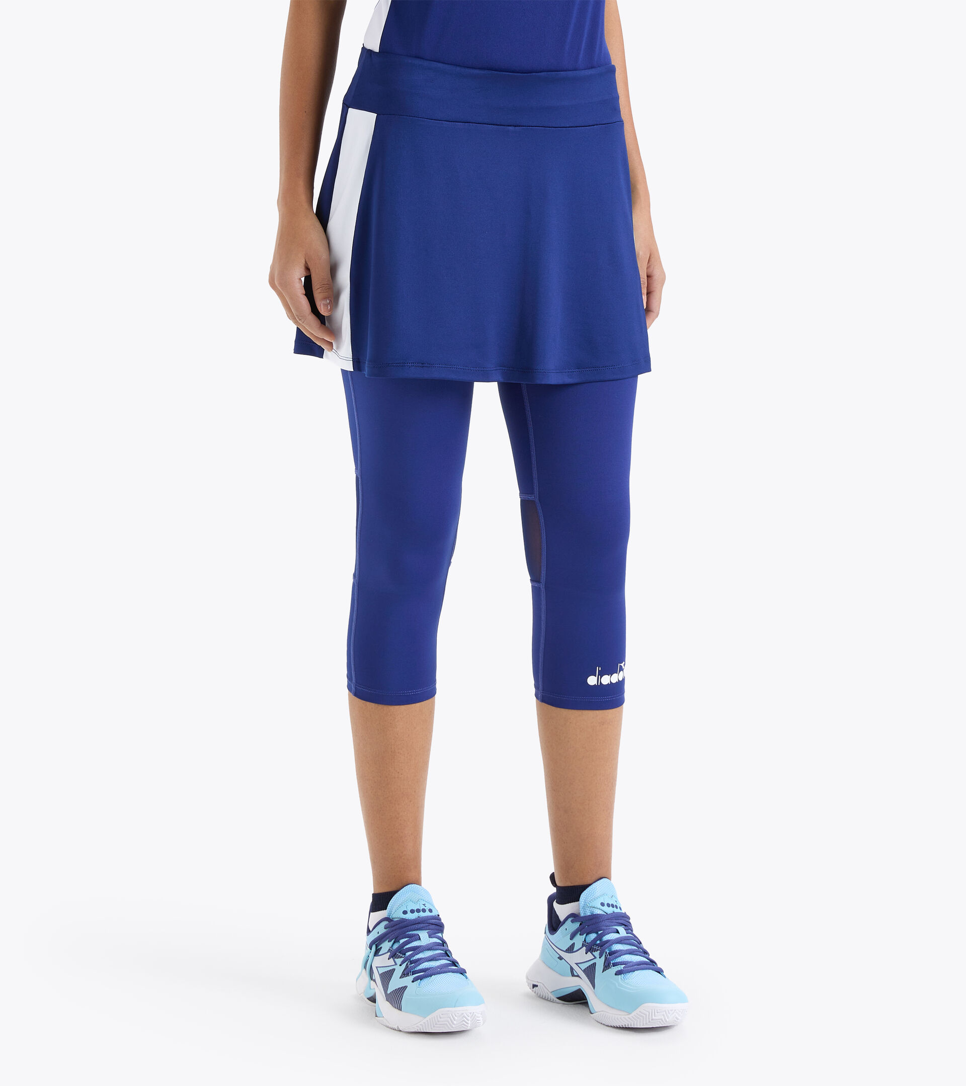 Tennis skirt - Women  L. POWER SKIRT BLUE PRINT - Diadora