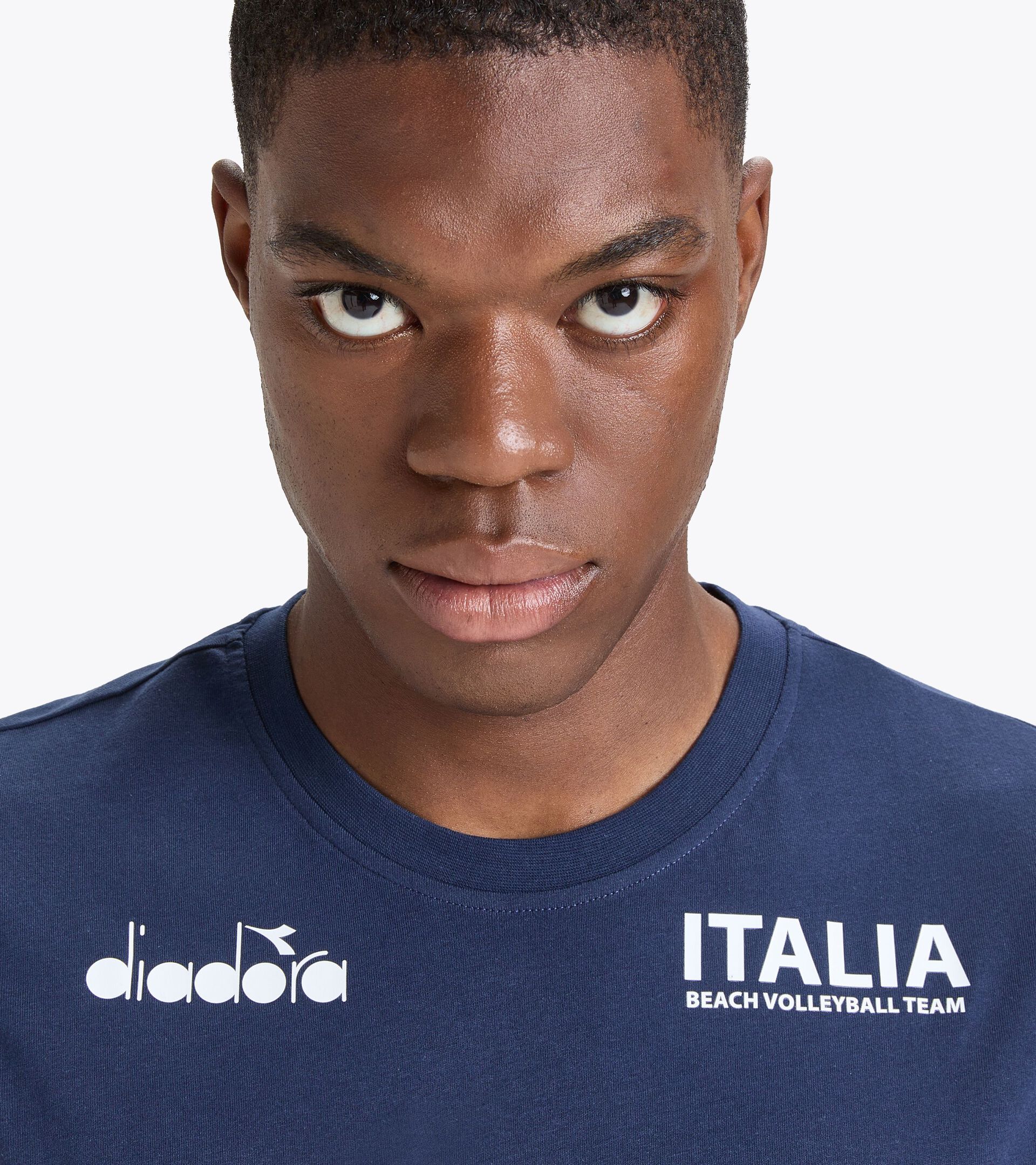 Sleeveless shirt Men - Italy National Volleyball Team SLEEVELESS ALLENAMENTO UOMO BV23 ITALIA CLASSIC NAVY - Diadora